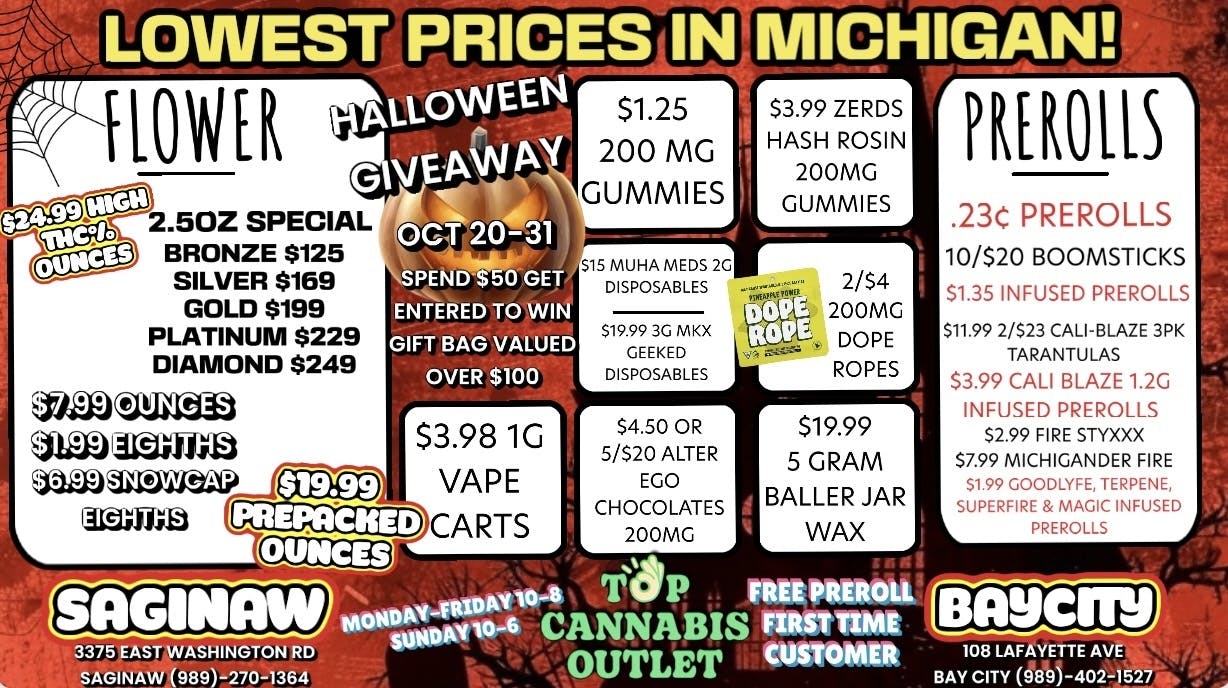 Top Cannabis Outlet - Saginaw listing banner