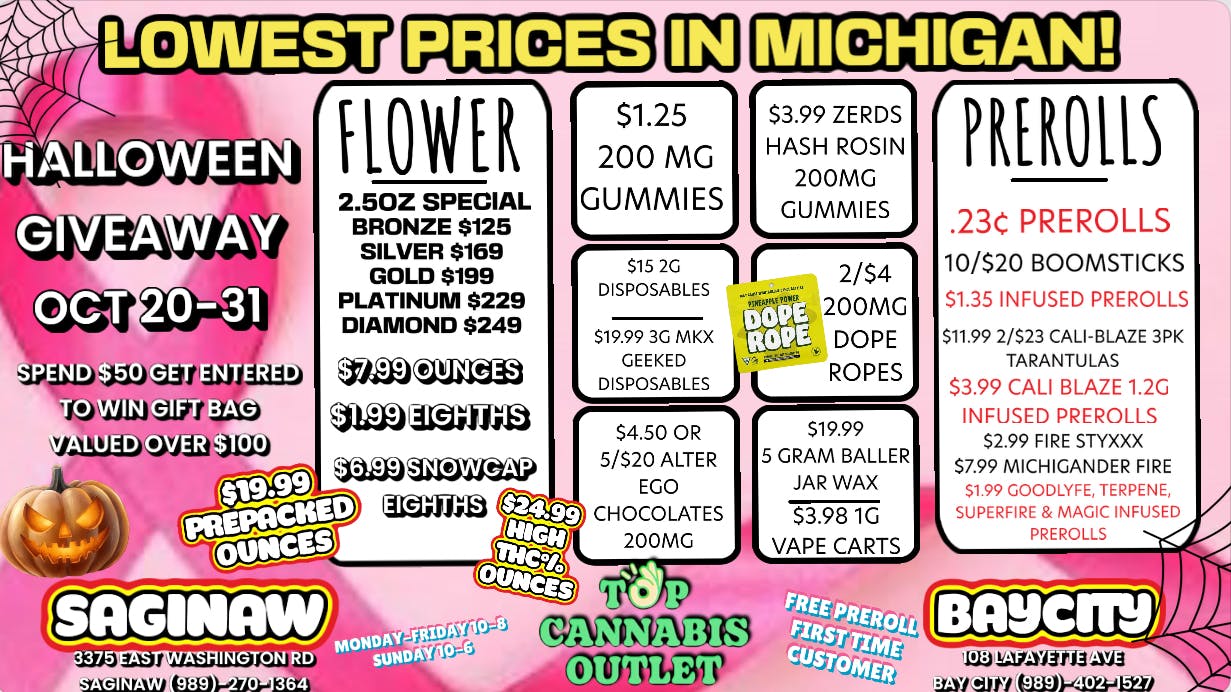 Top Cannabis Outlet - Saginaw listing banner