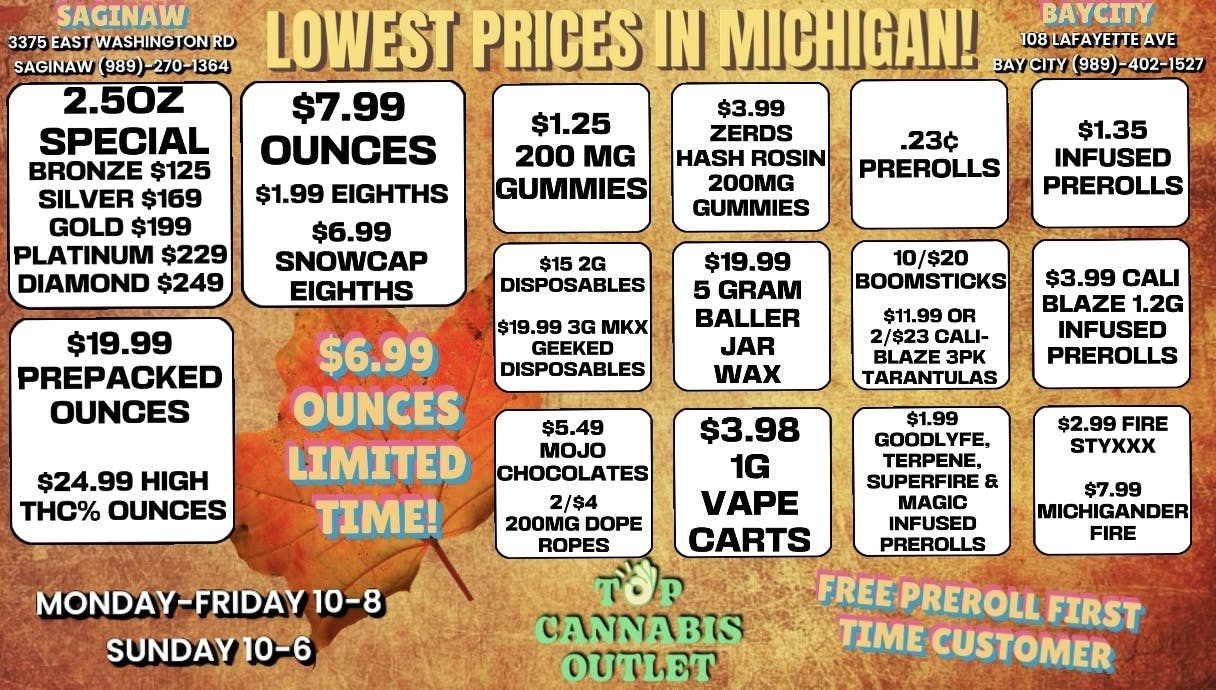 Top Cannabis Outlet - Saginaw listing banner