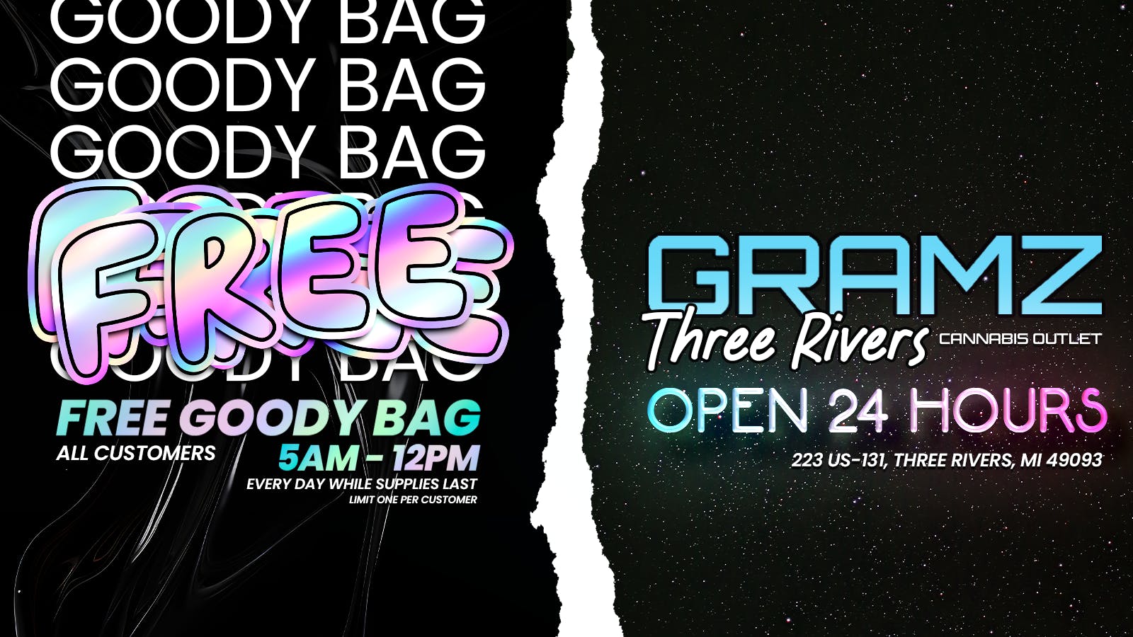 Gramz Cannabis - Three Rivers listing banner