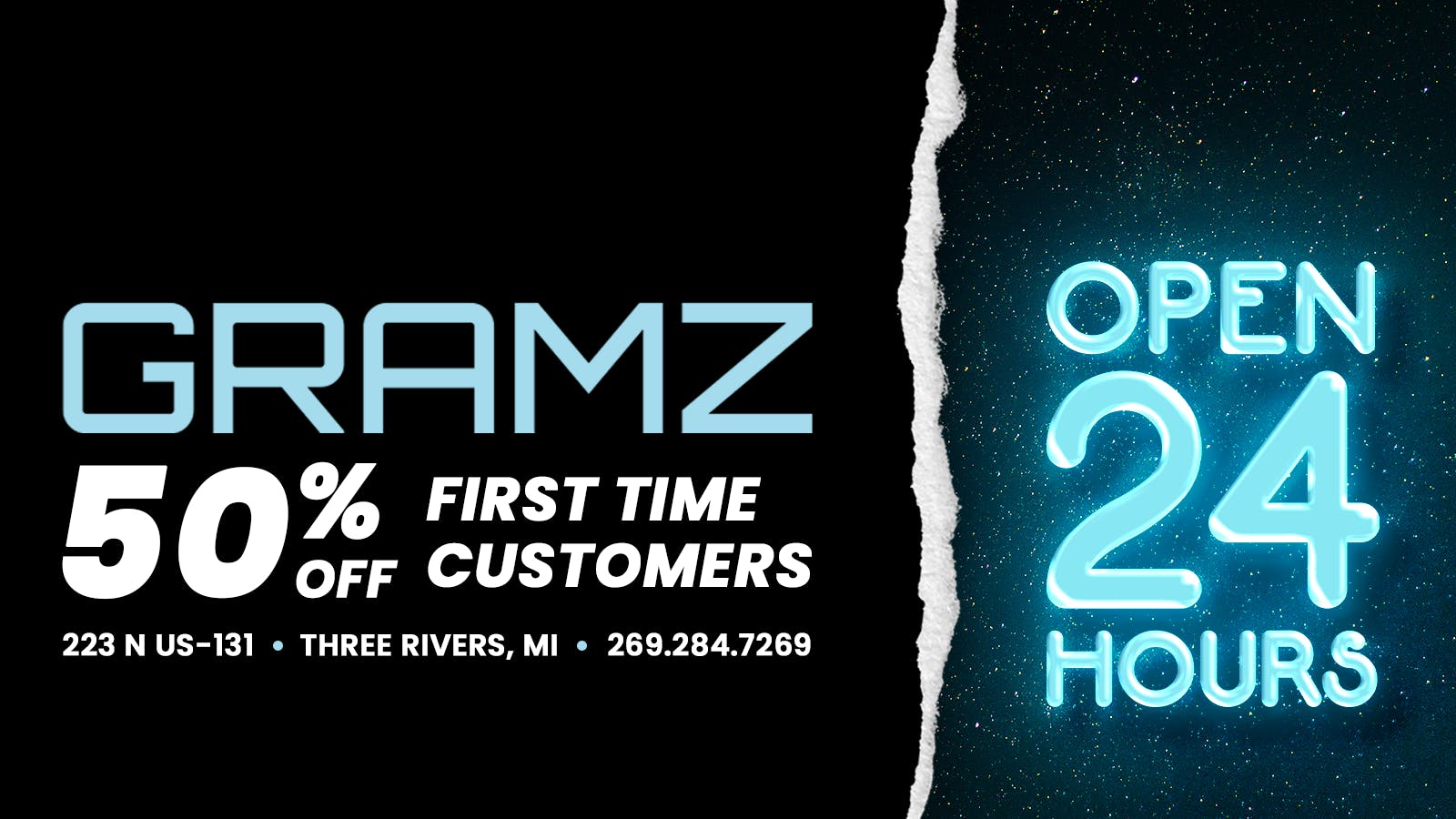 Gramz Cannabis - Three Rivers listing banner