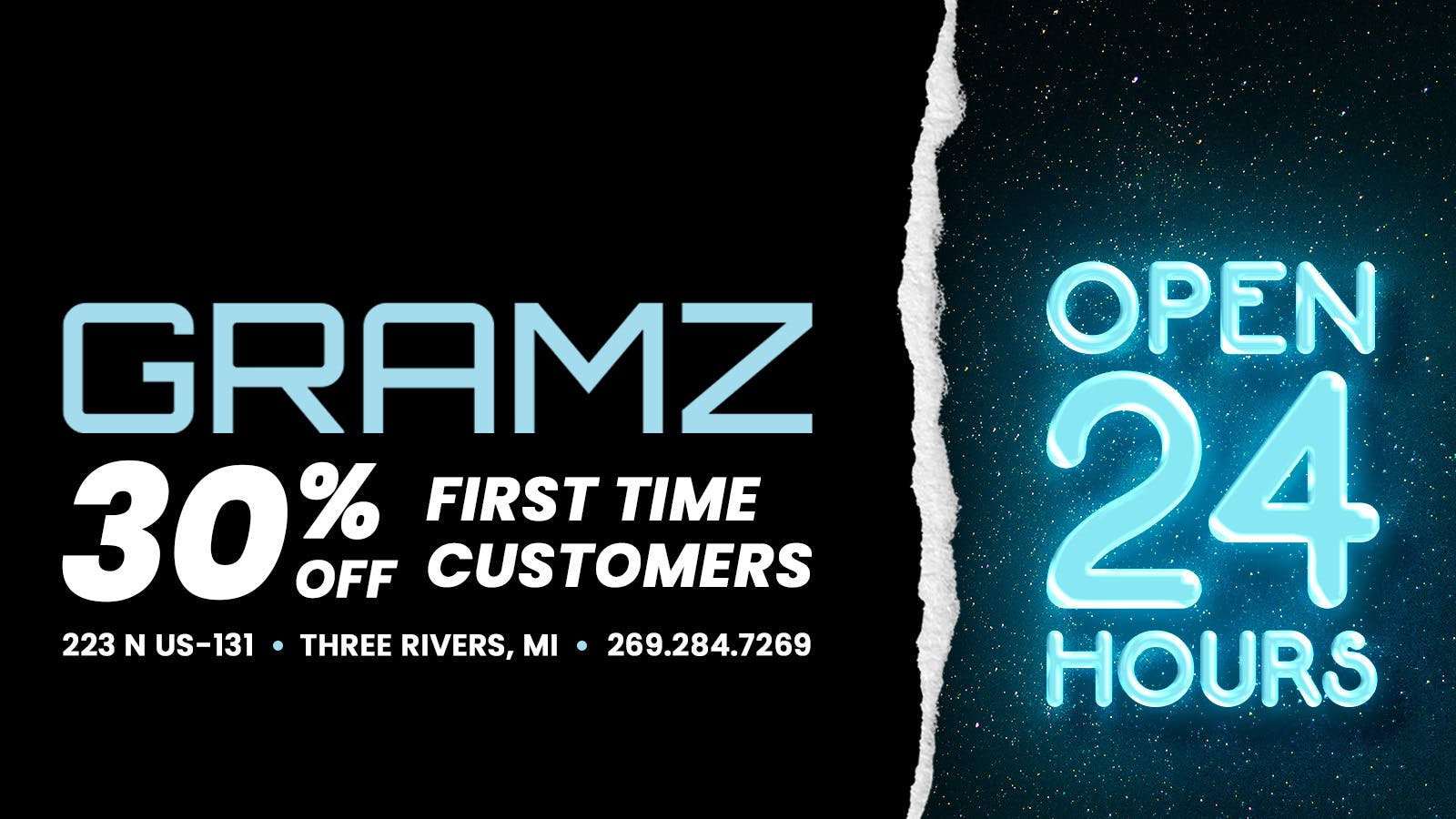 Gramz Cannabis - Three Rivers listing banner