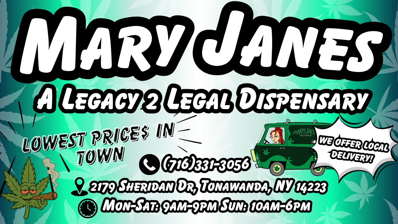 Mary Janes - A Legacy 2 Legal Dispensary listing banner
