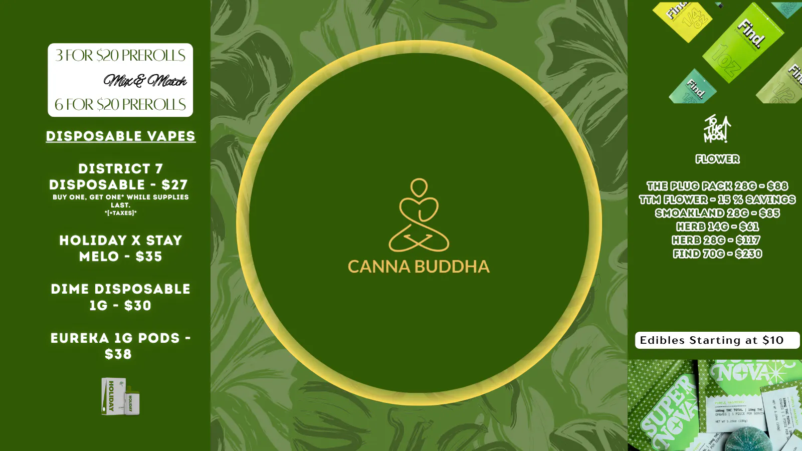 Canna Buddha - Queens listing banner