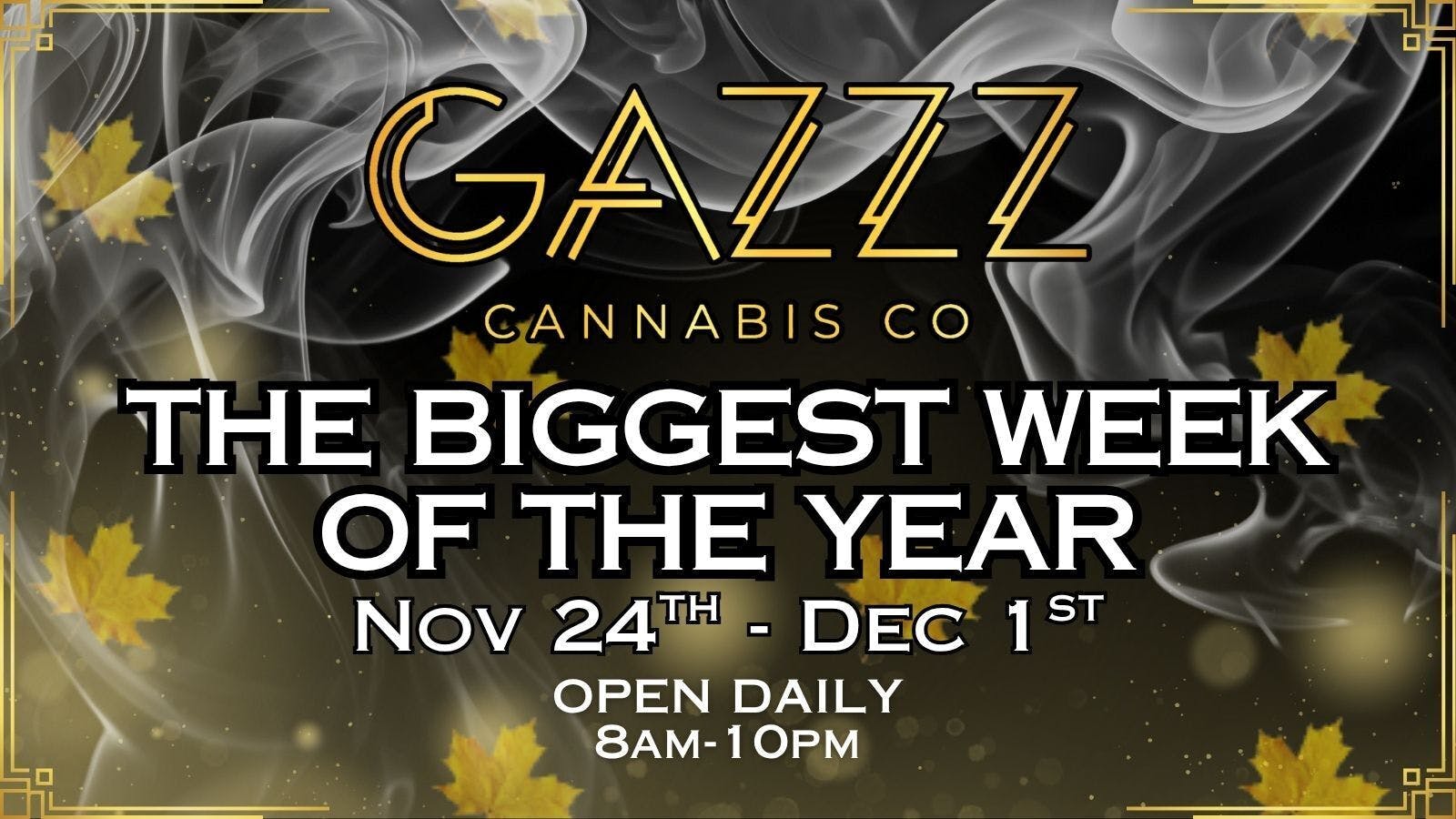 GAZZZ Cannabis Co listing banner