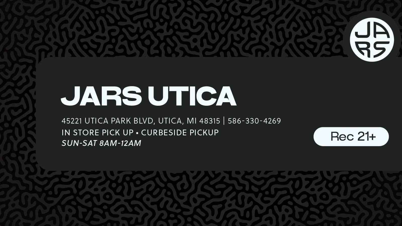 JARS Cannabis - Utica listing banner