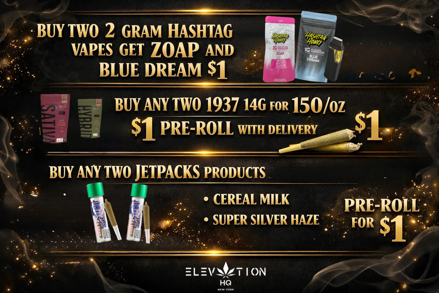 Elevation HQ New York Cannabis Dispensary listing banner