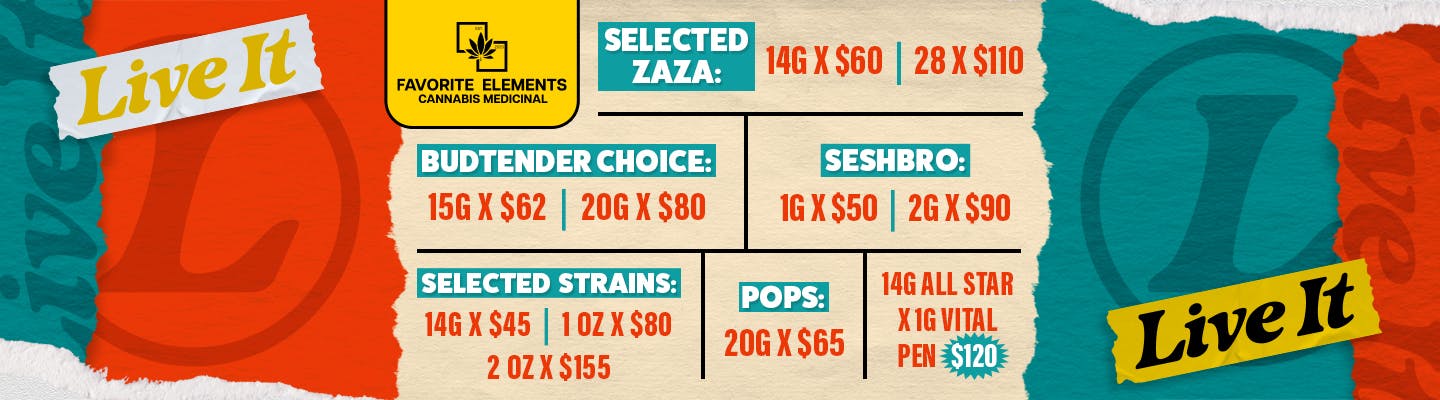 Favorite Elements Cannabis listing banner