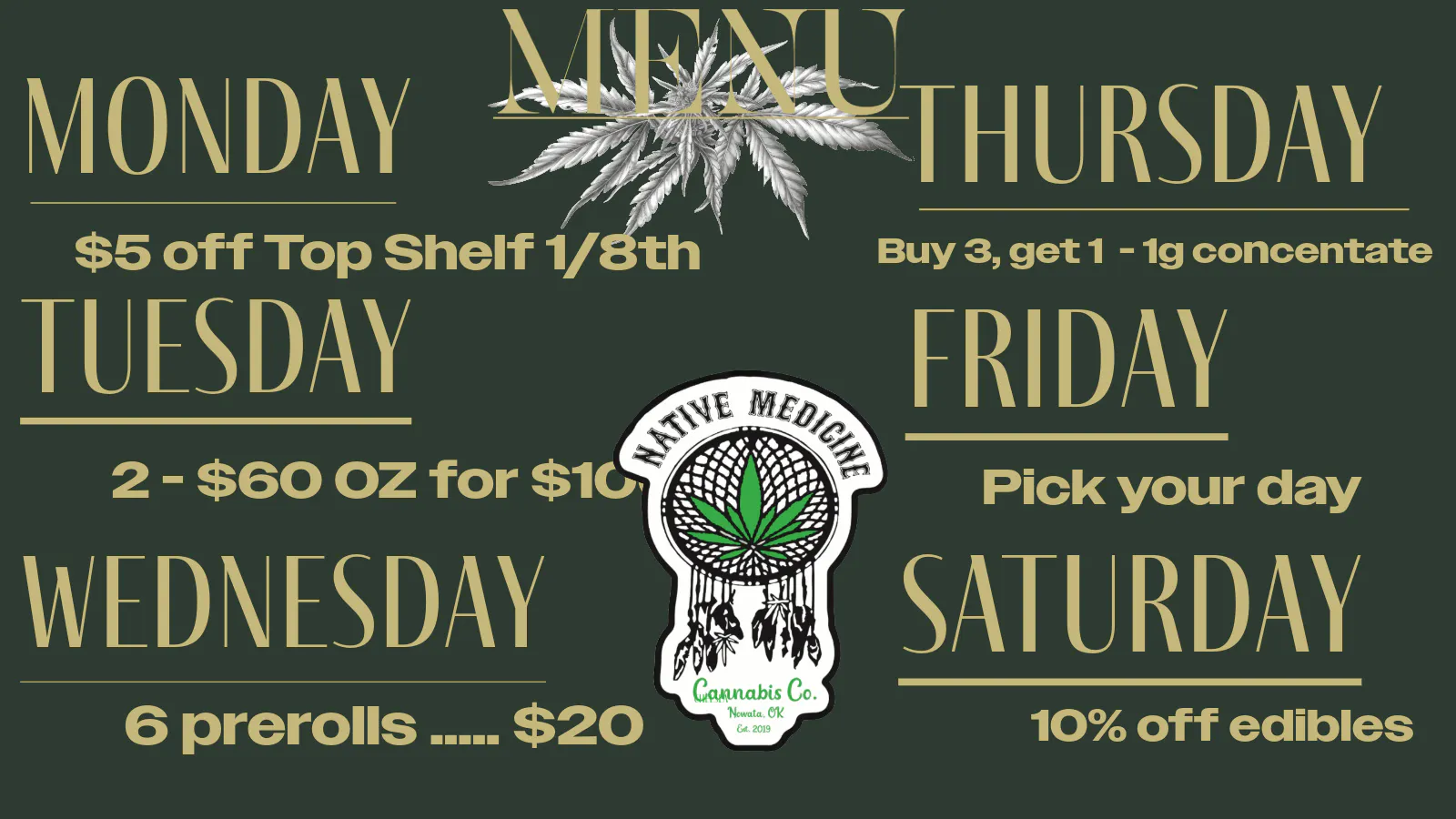 Native Medicine listing banner
