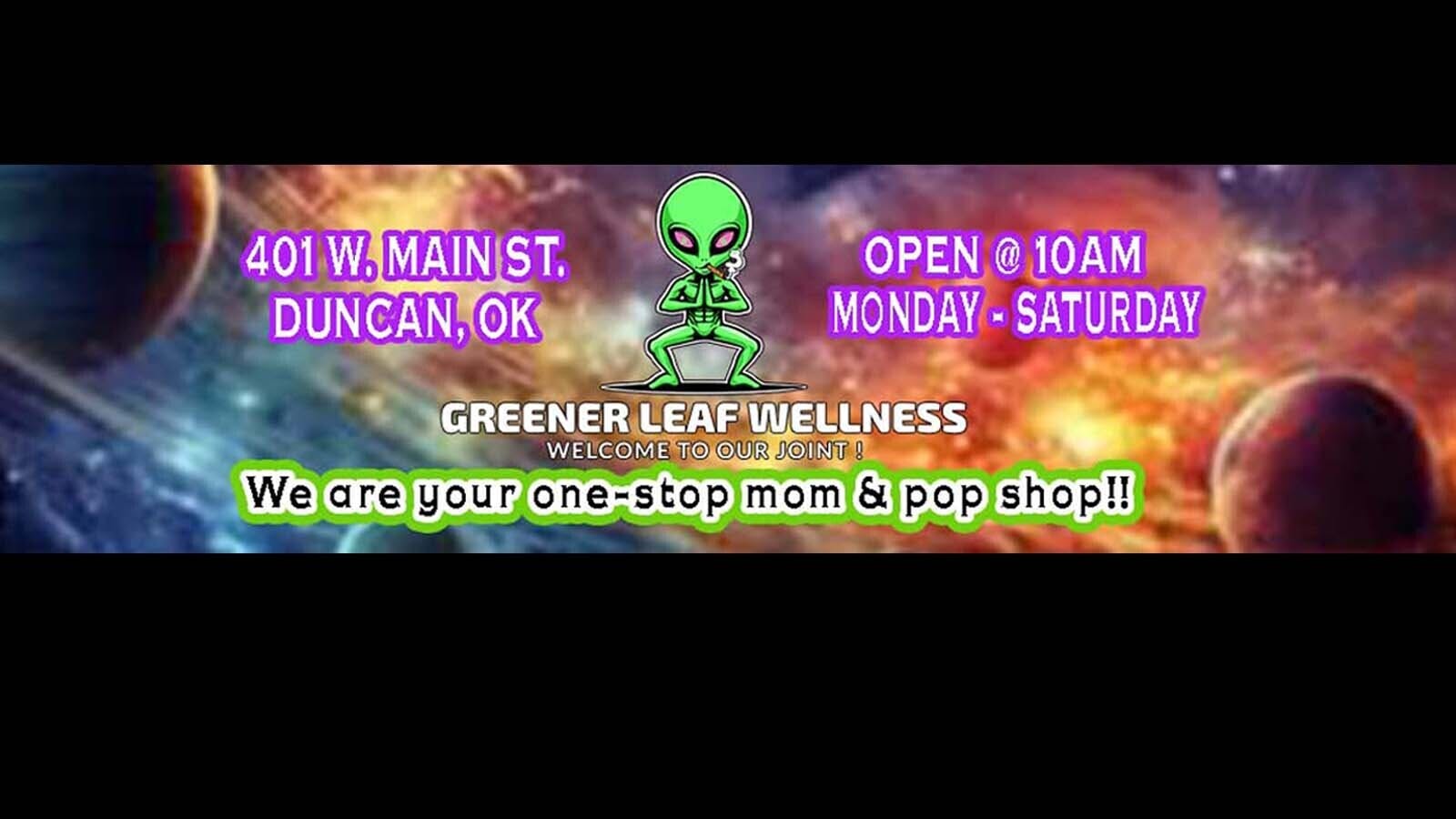 Greener Leaf Wellness listing banner