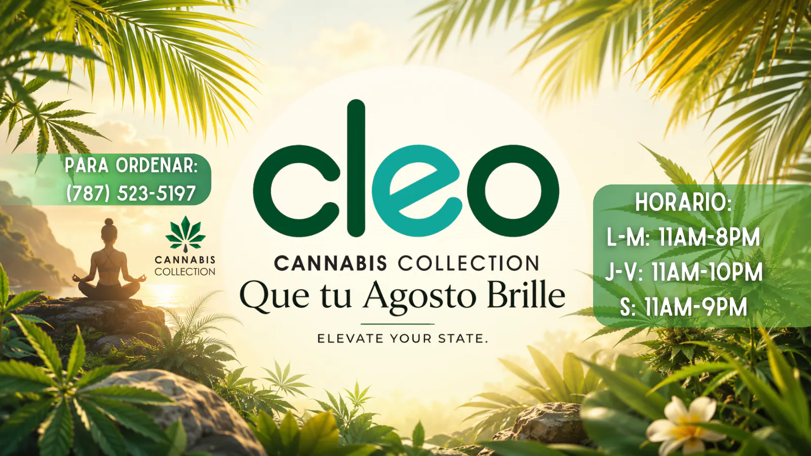 Cleo Cannabis Collection listing banner