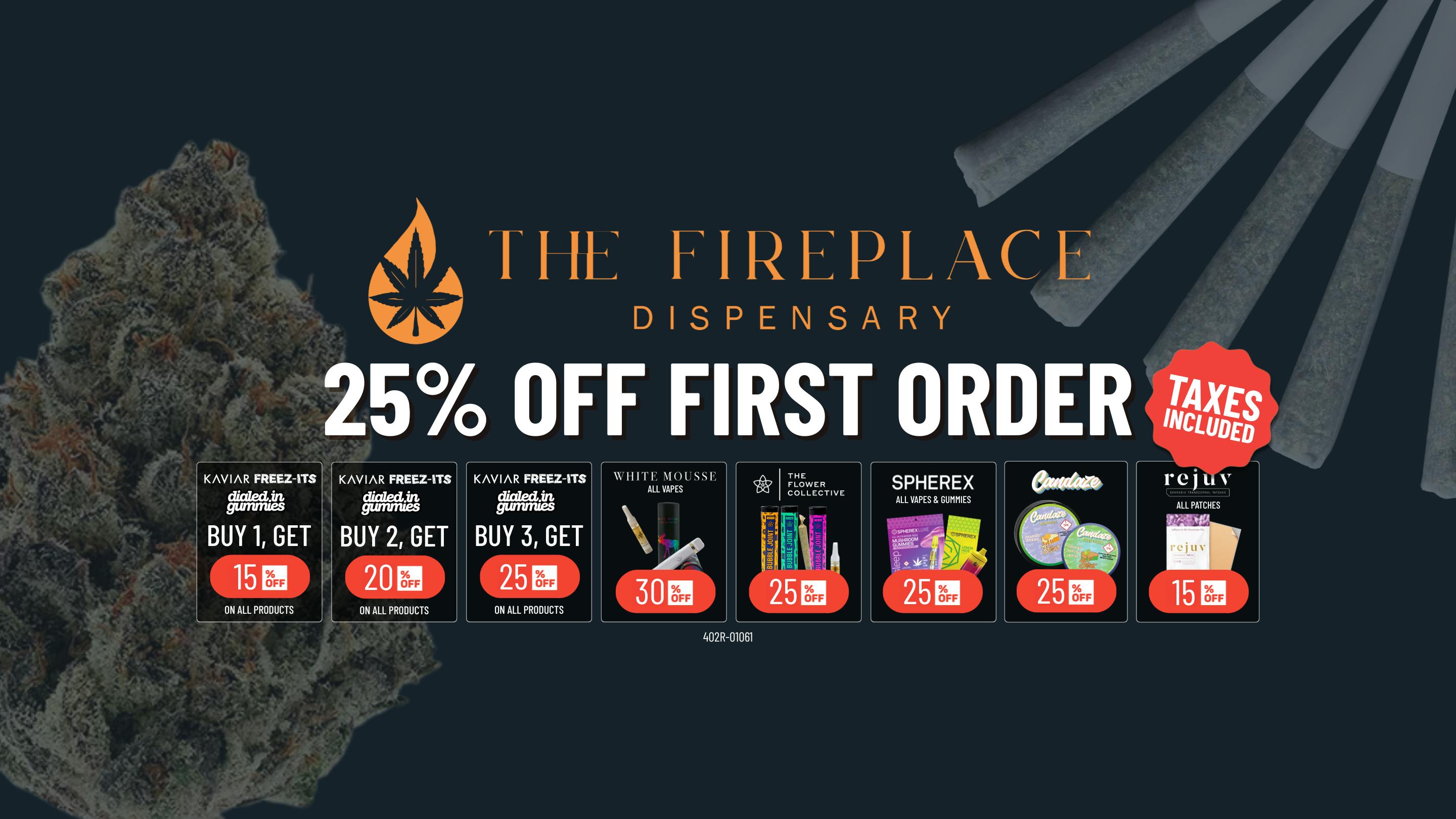 The Fireplace listing banner