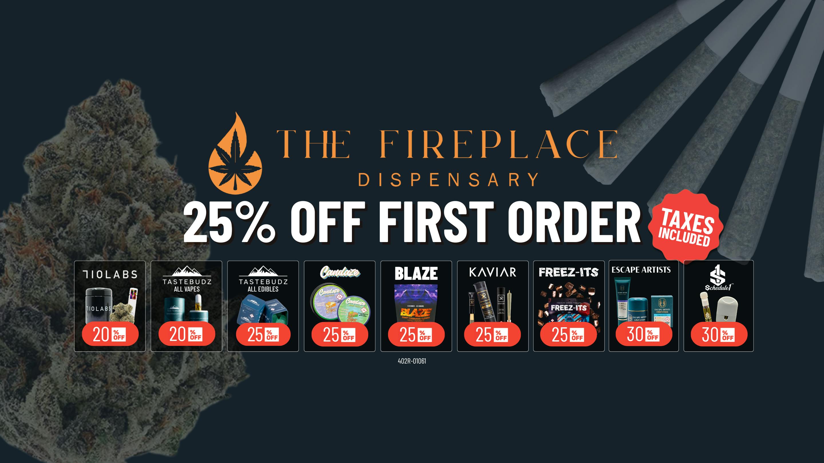 The Fireplace listing banner