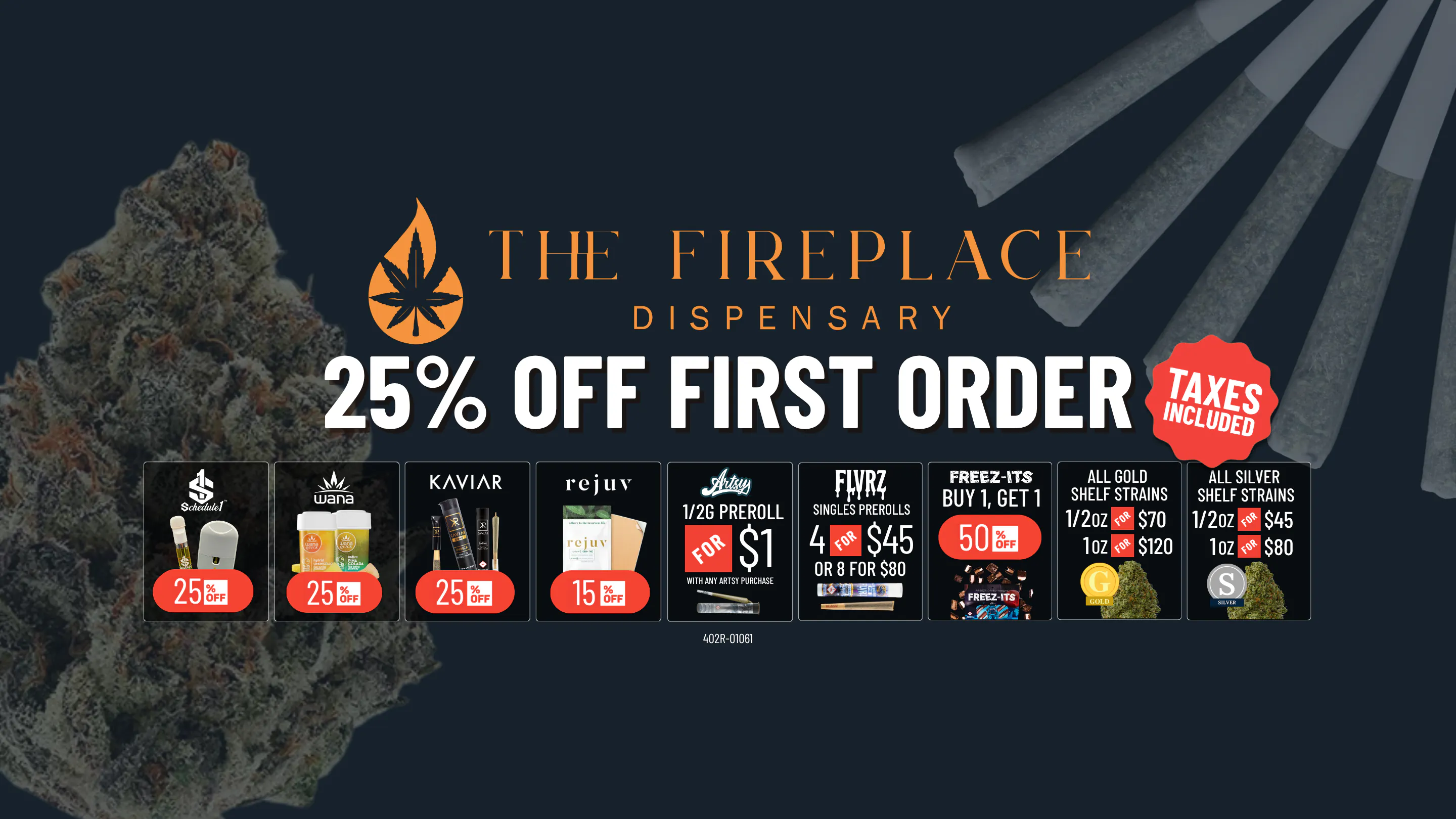 The Fireplace listing banner