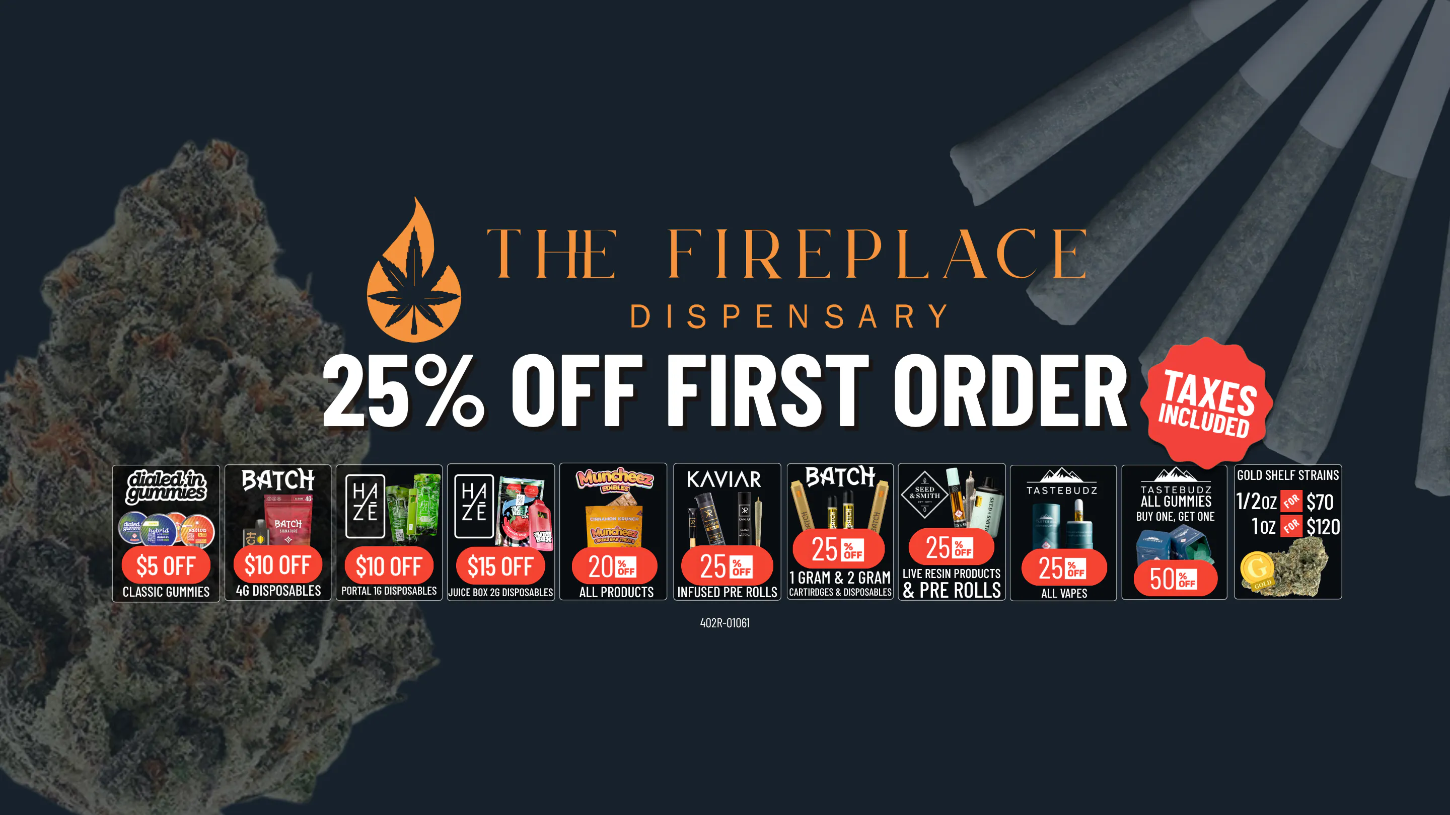 The Fireplace listing banner