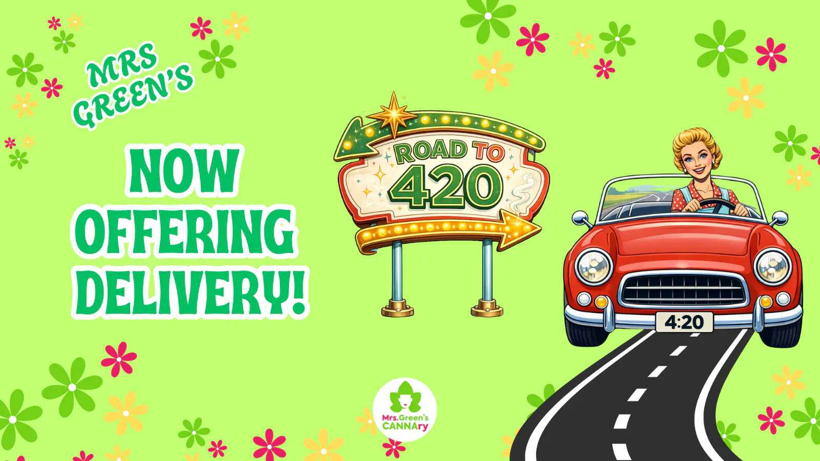 Mrs Greens Cannary listing banner