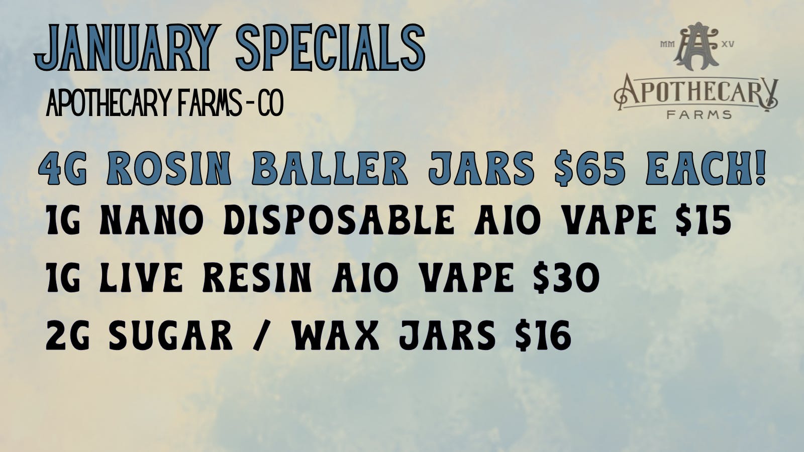 Apothecary Farms Delta REC listing banner