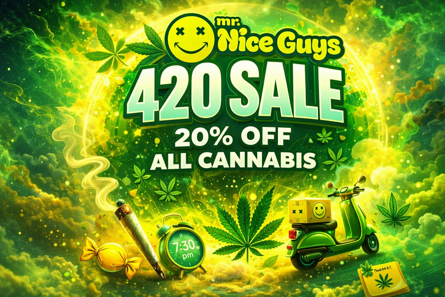 Mr Nice Guys listing banner