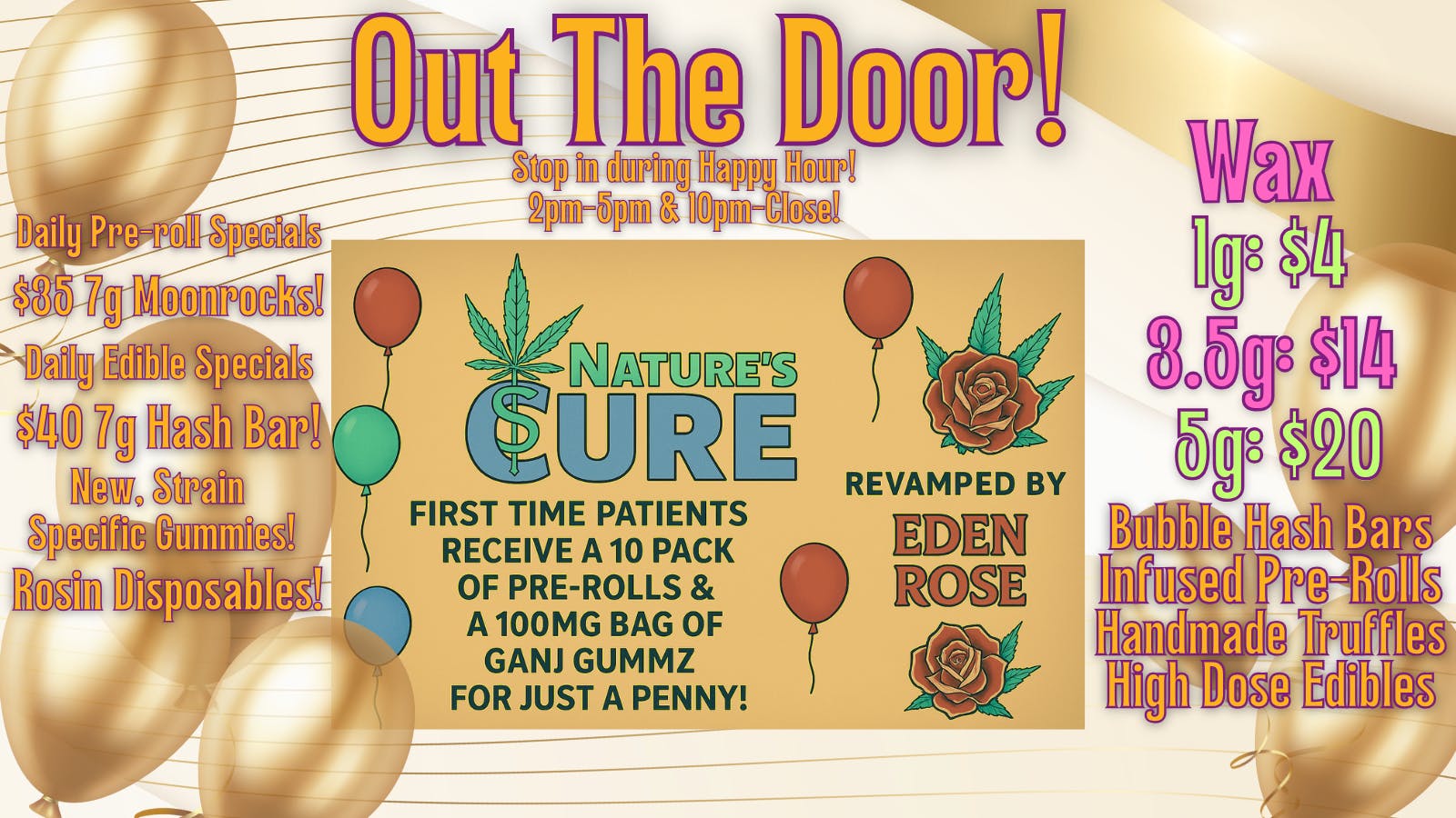 Nature's Cure Dispensary listing banner