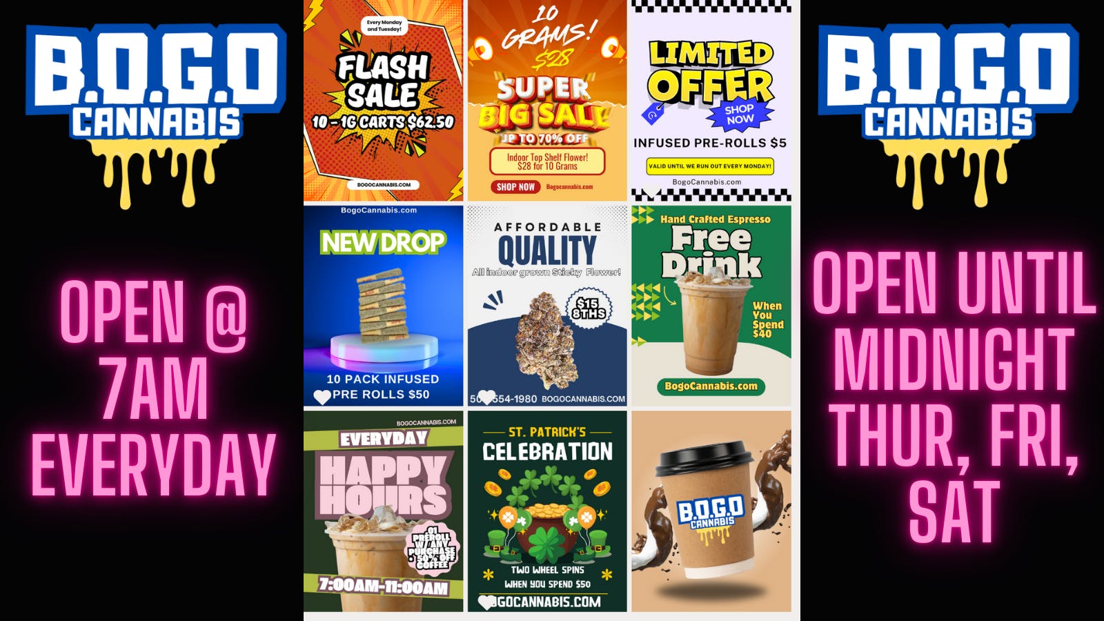 Bogo Cannabis - Carlisle listing banner