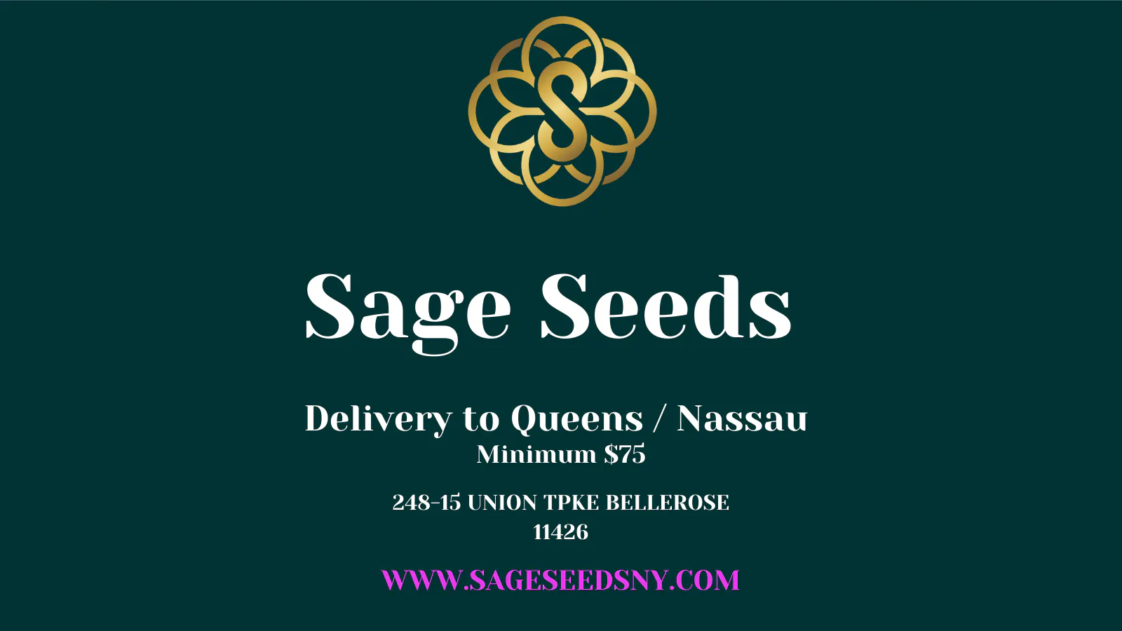 Sage Seeds listing banner