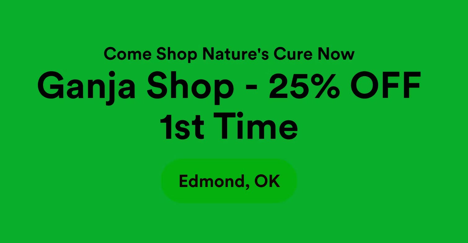 Ganja Shop - Formerly Known as Nature's Cure listing banner