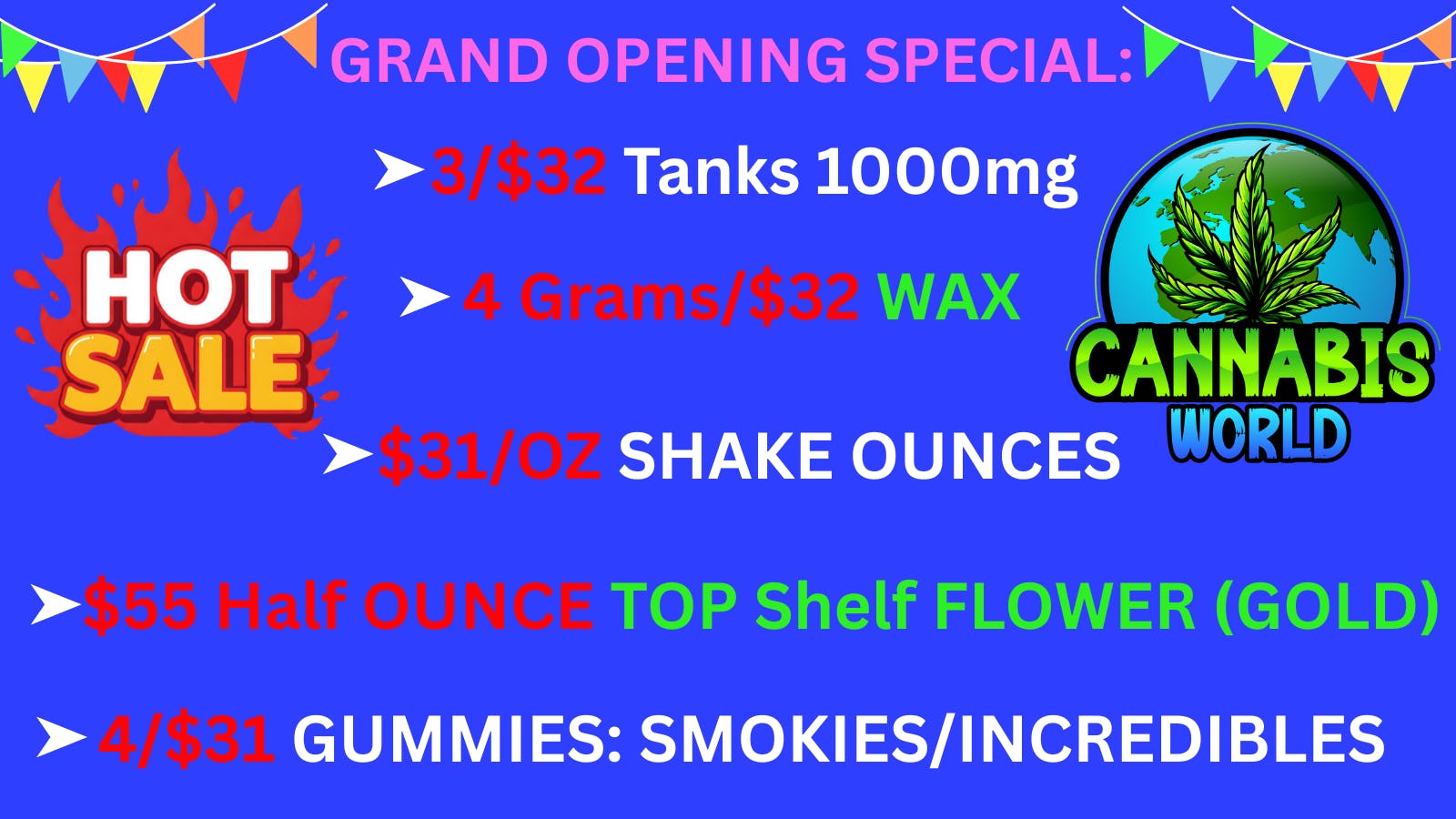 Cannabis World listing banner