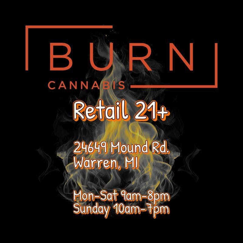 Burn Cannabis Retail - Warren listing banner