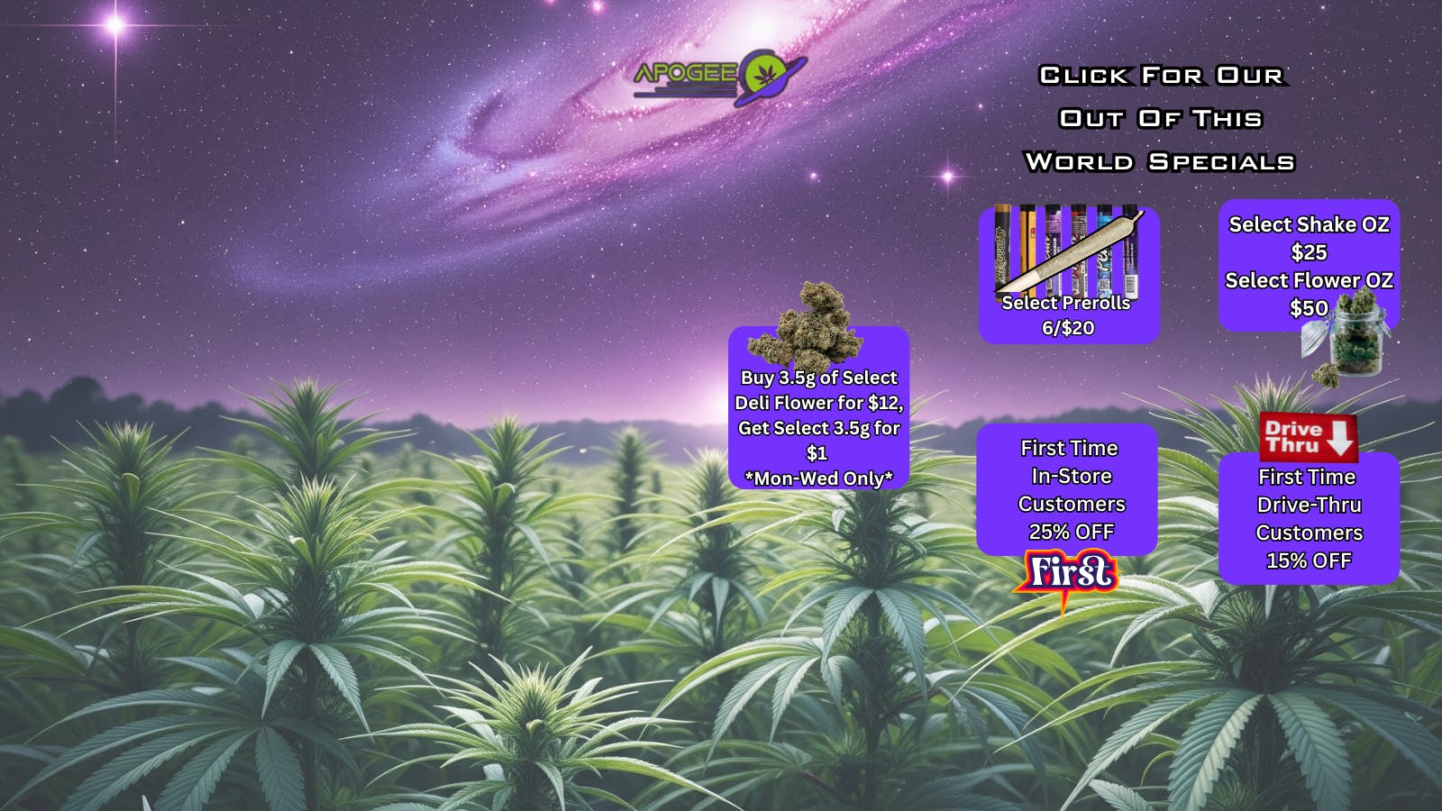 Apogee - Drive Thru listing banner