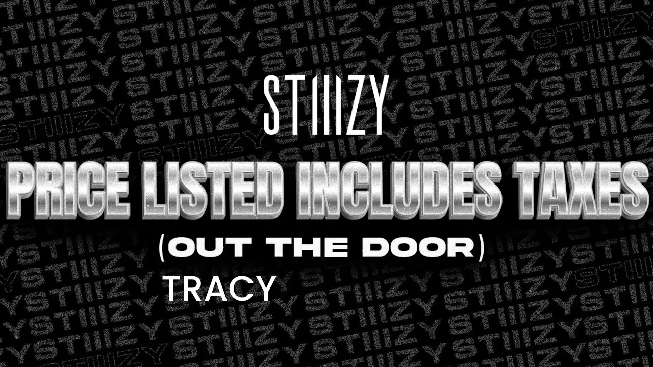 STIIIZY Tracy listing banner