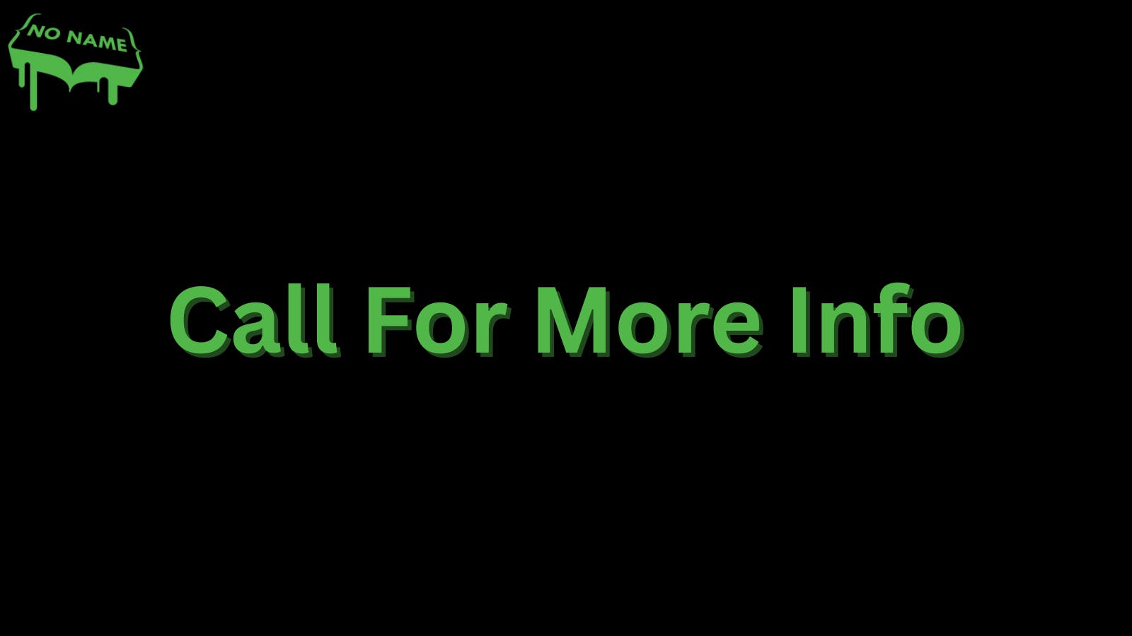 No Name Cannabis Company listing banner