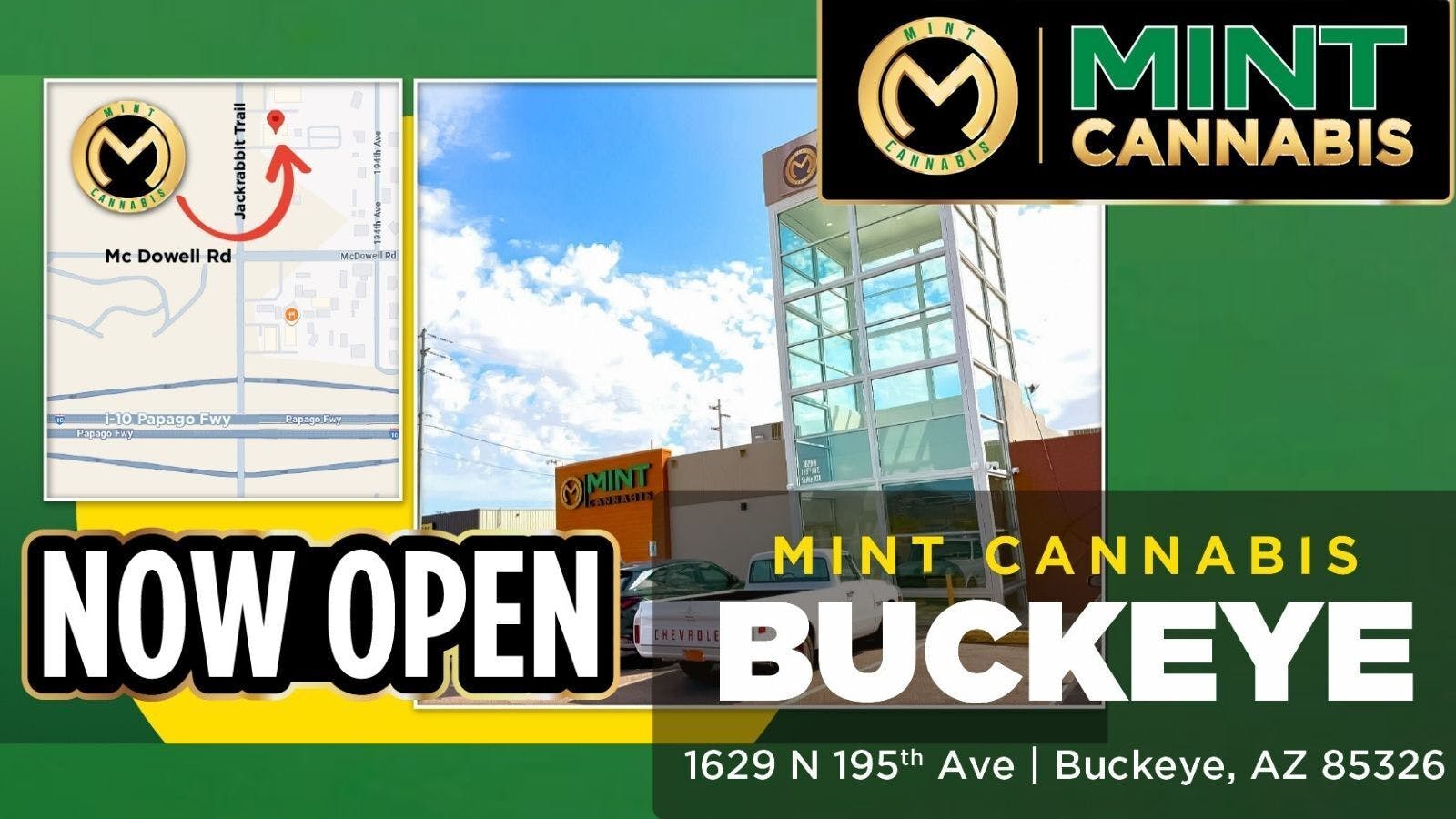 The Mint Cannabis - Buckeye listing banner