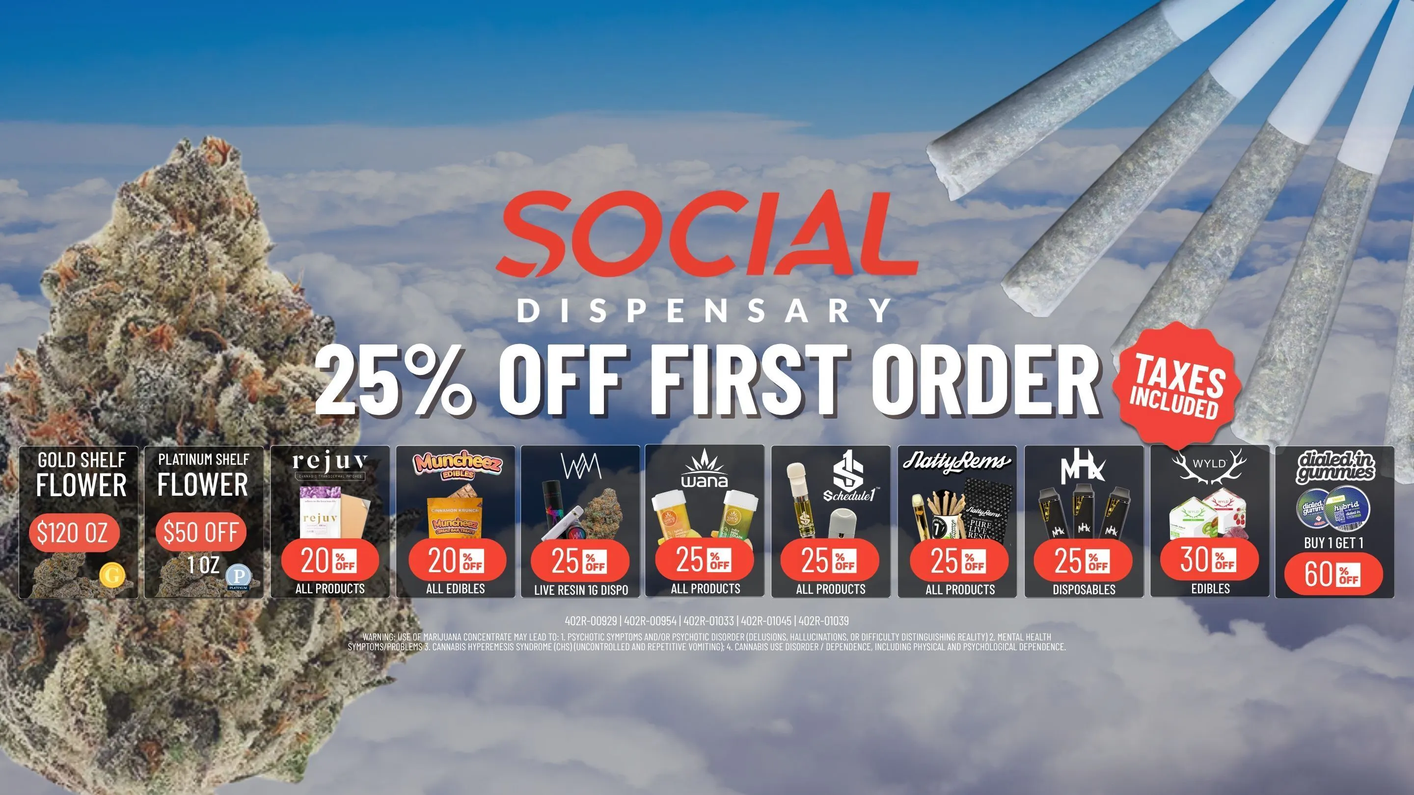 Social Dispensary Reunion Denver Airport listing banner