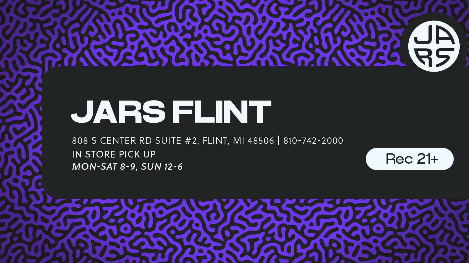 JARS Cannabis - Flint listing banner