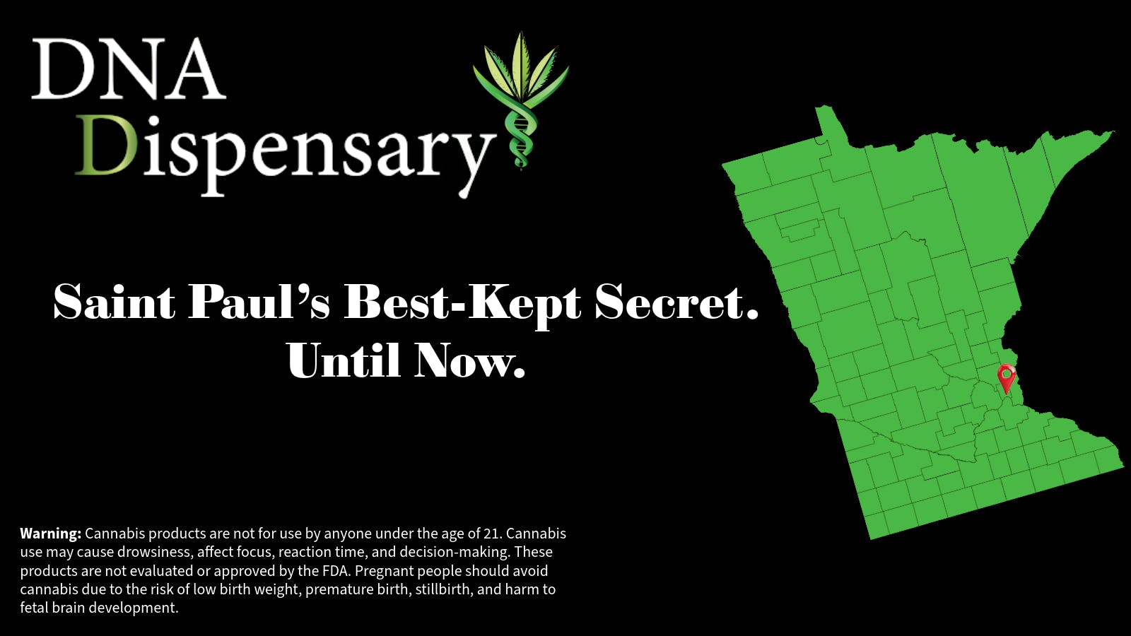 DNA Dispensary listing banner