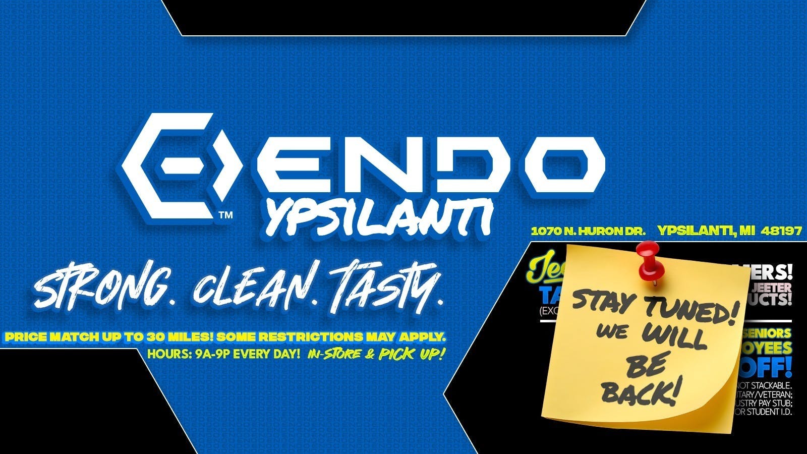 Endo Ypsi listing banner