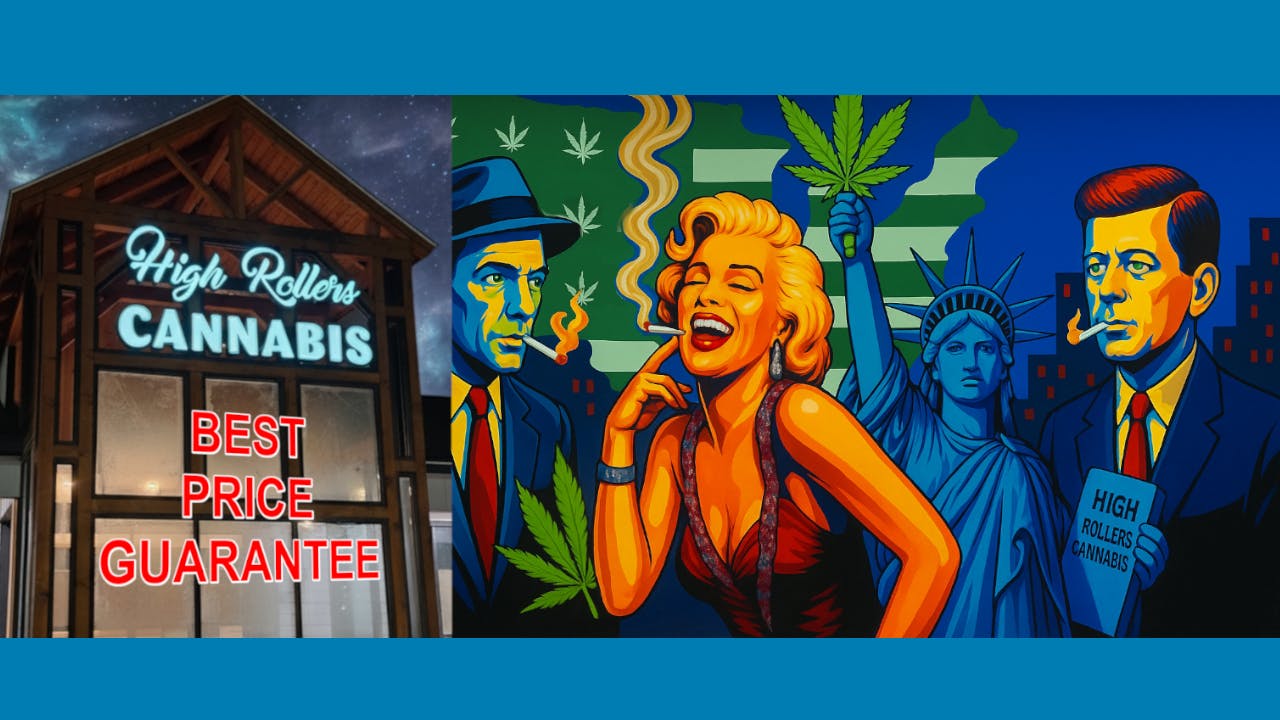 High Rollers Cannabis listing banner
