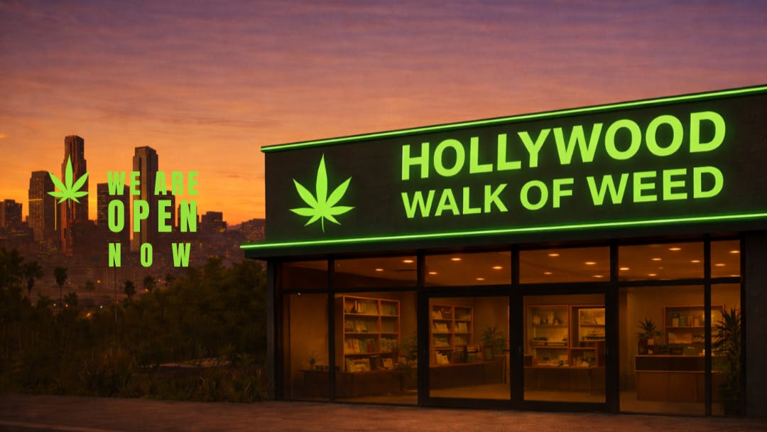 Hollywood Walk of Weed listing banner