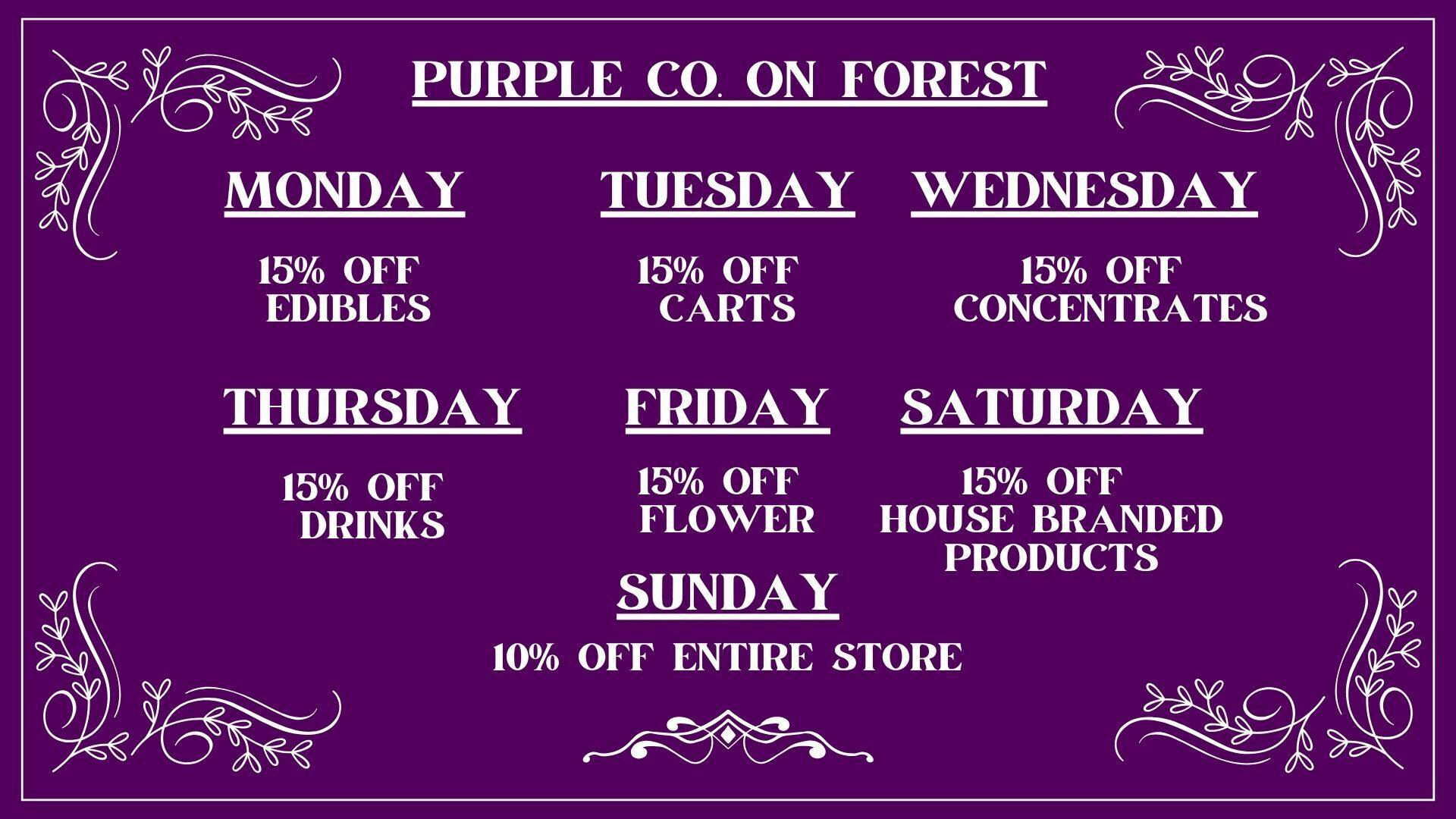 Purple Co - Forest Ave - By Appt Only or Curbside Only listing banner