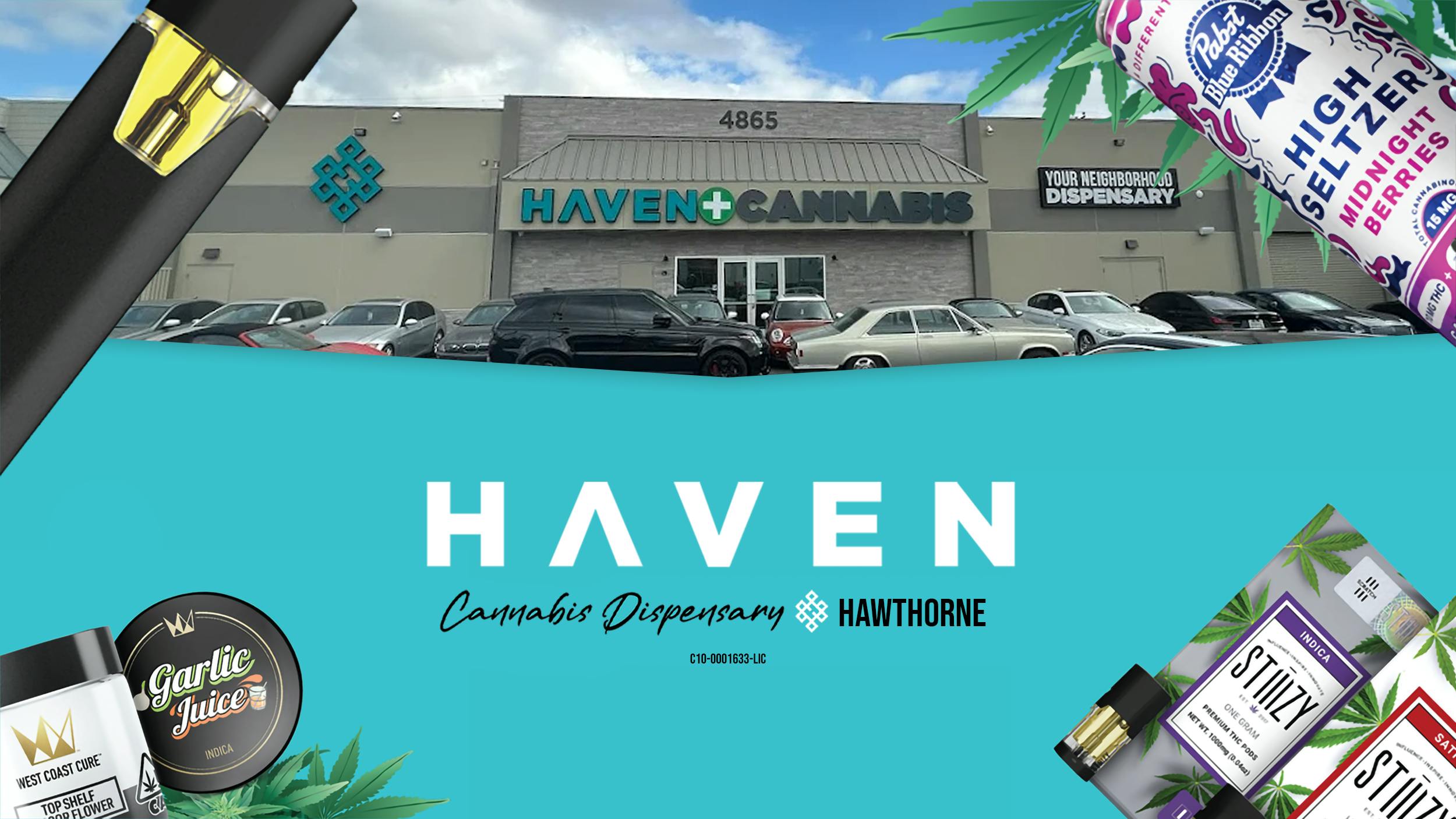 HAVEN Cannabis Marijuana and Weed Dispensary - Hawthorne listing banner