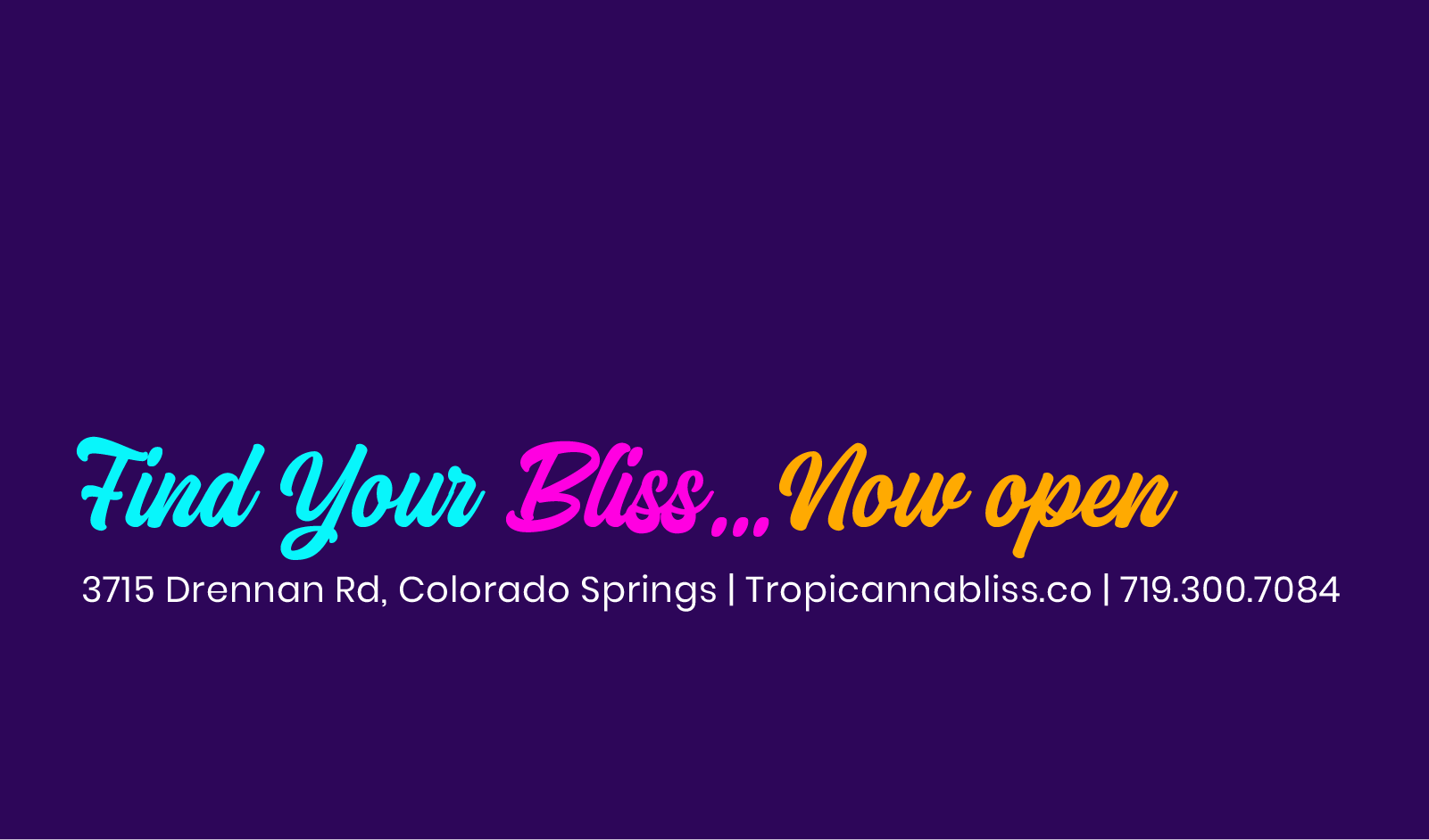 Tropicanna Bliss listing banner