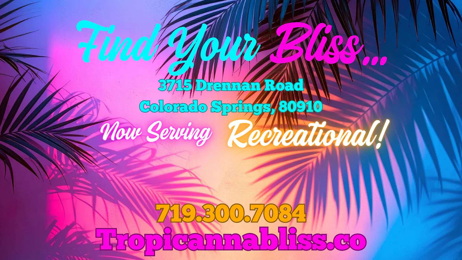 Tropicanna Bliss listing banner