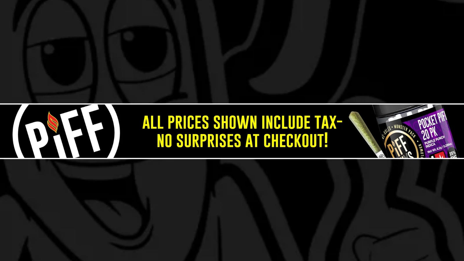 Piff Dispensary listing banner