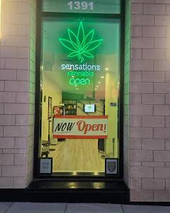Sensations Cannabis listing banner
