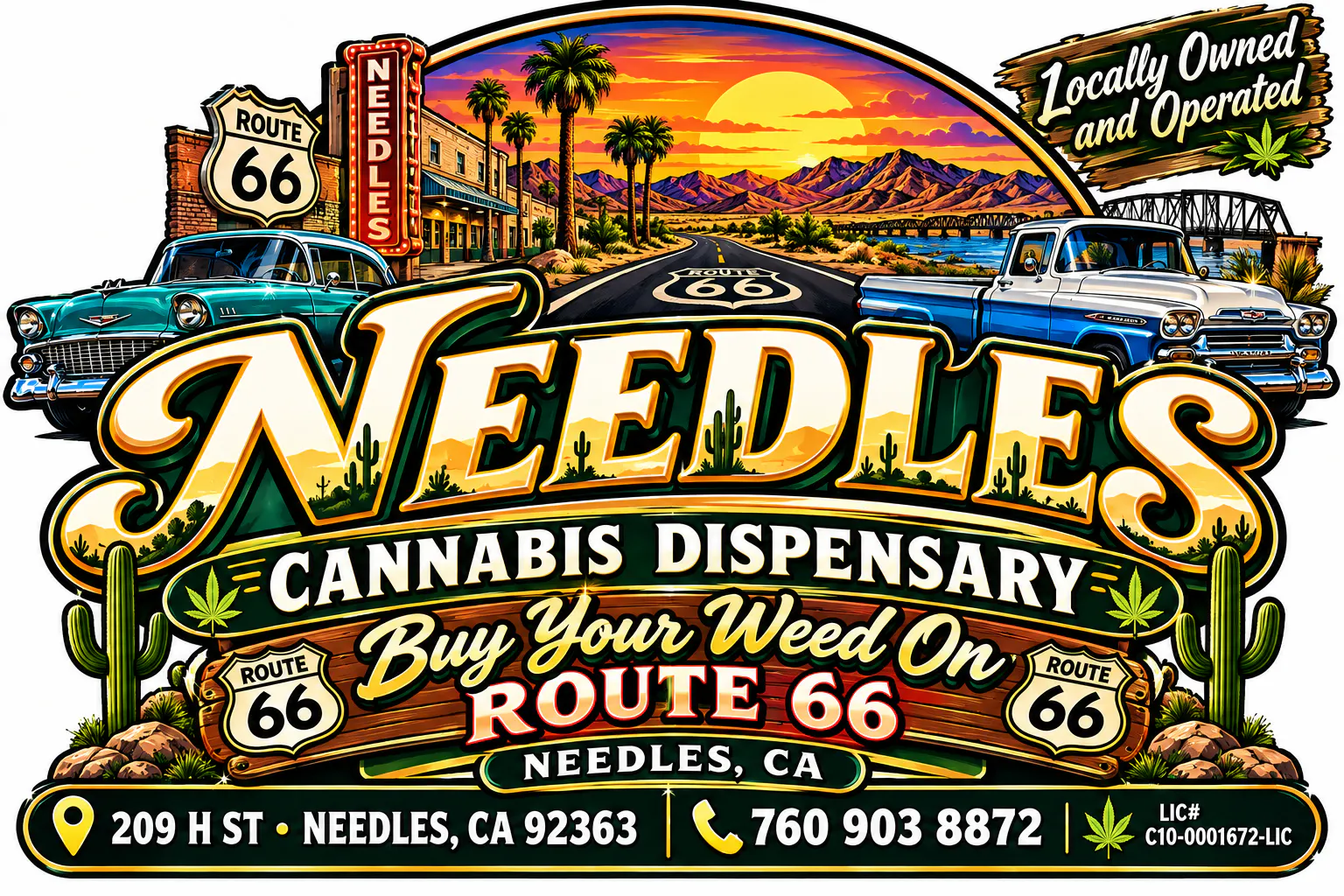 Needles Cannabis Dispensary listing banner
