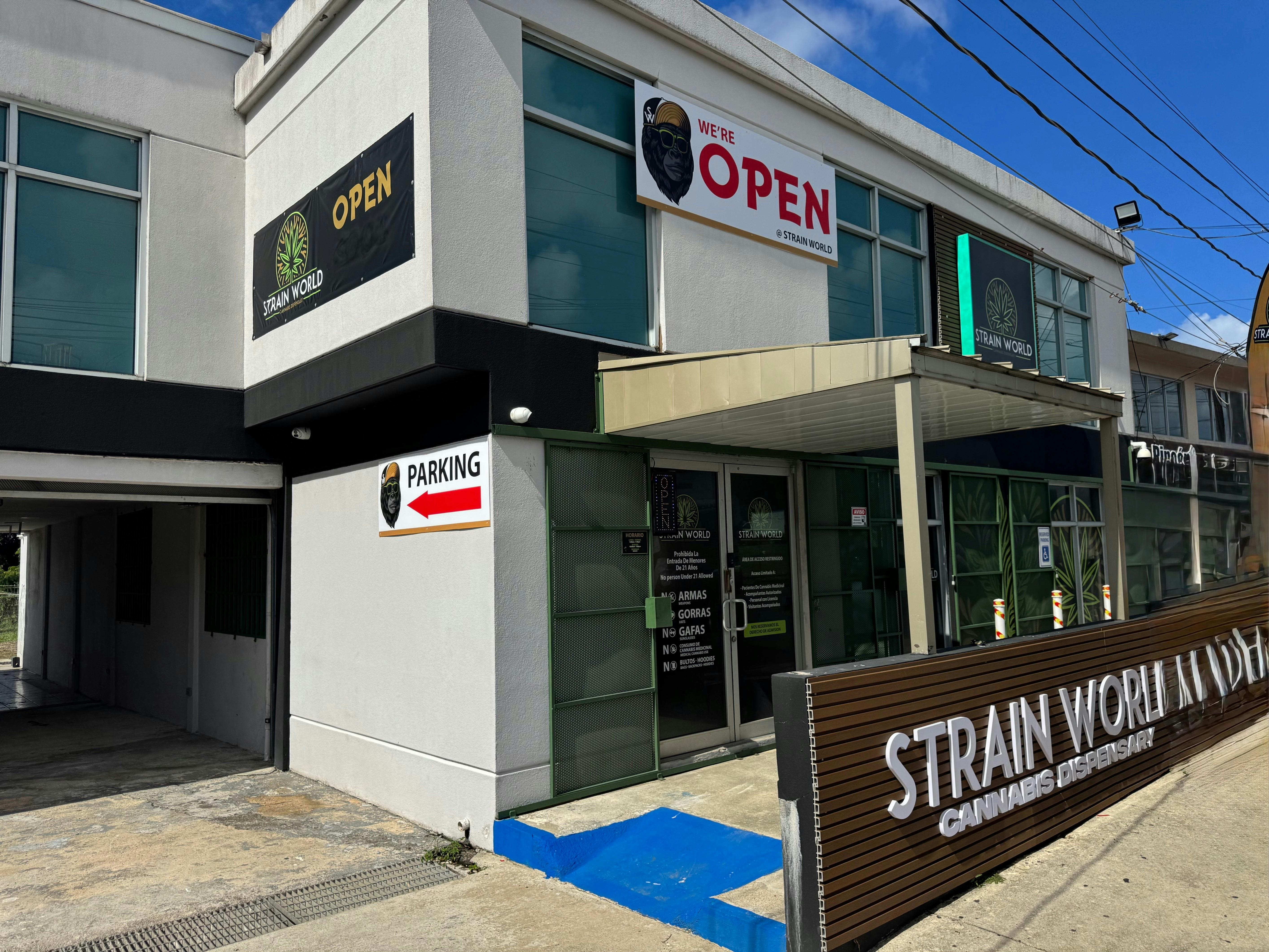 Strain World Dispensary listing banner