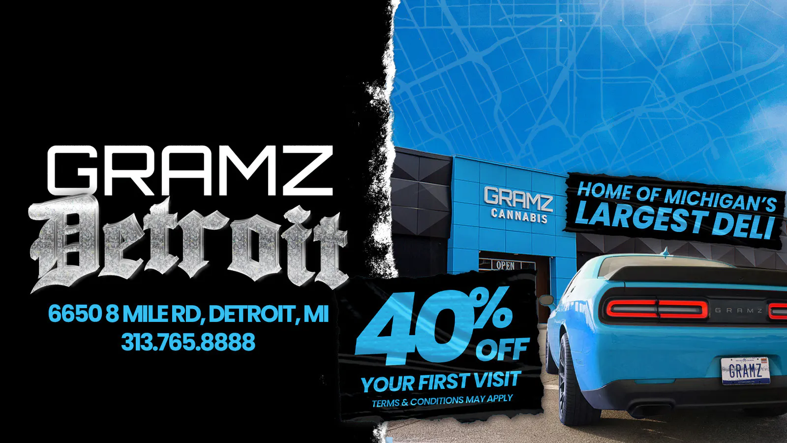 Gramz Cannabis Detroit listing banner