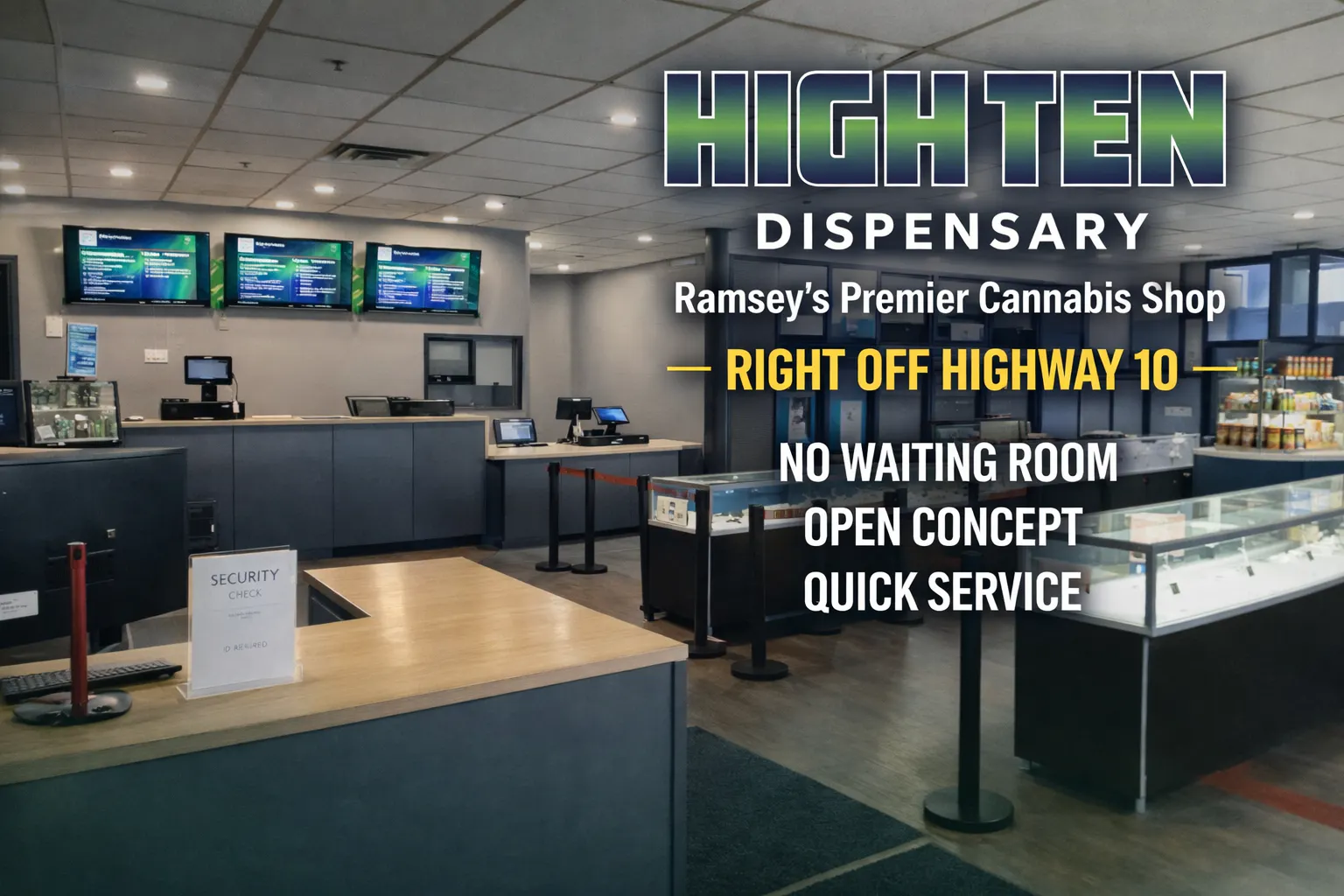 High 10 Dispensary listing banner
