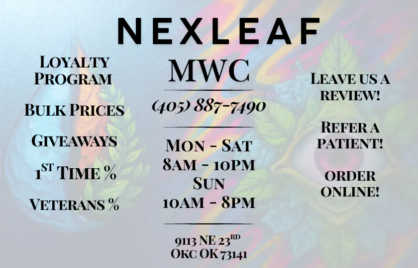 NexLeaf Dispensary - Midwest City listing banner