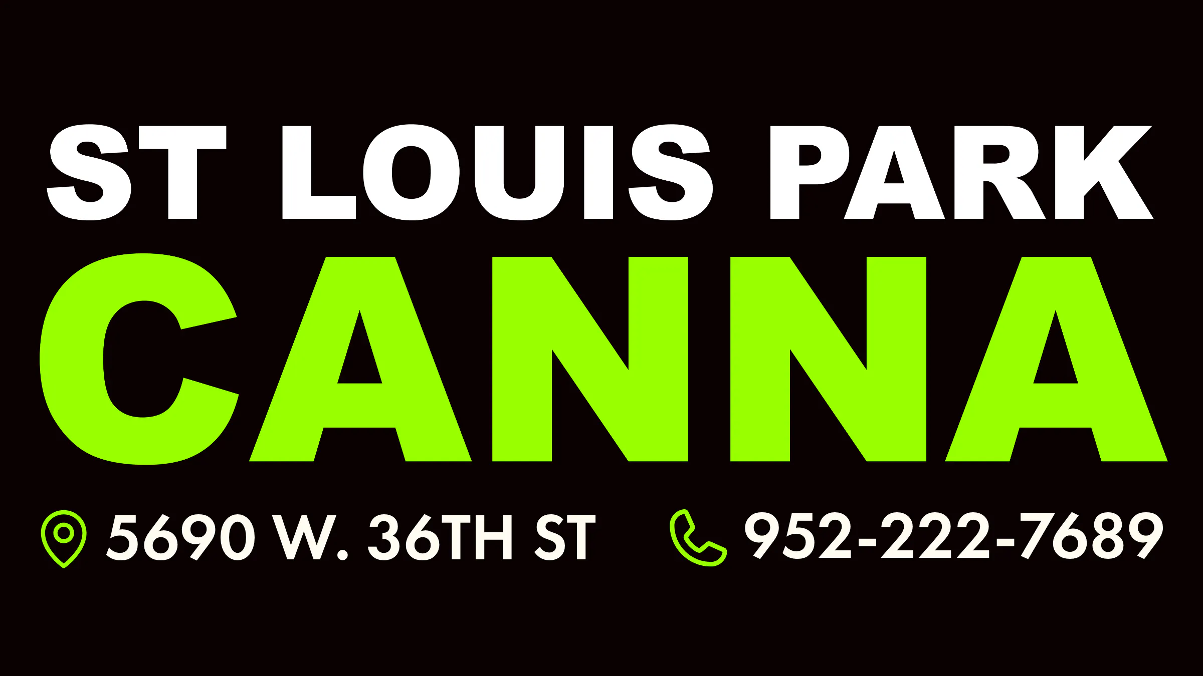 St. Louis Park Canna listing banner